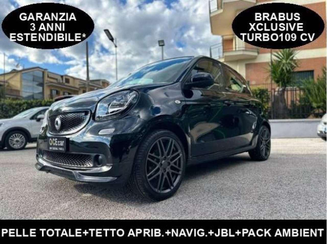smart forFour Forfour 0.9 t Brabus Xclusive 109cv twinamic PELLE TOT.+NAV.+JBL+TETTO APRIBILE+UNICO PROPRIETARIO
