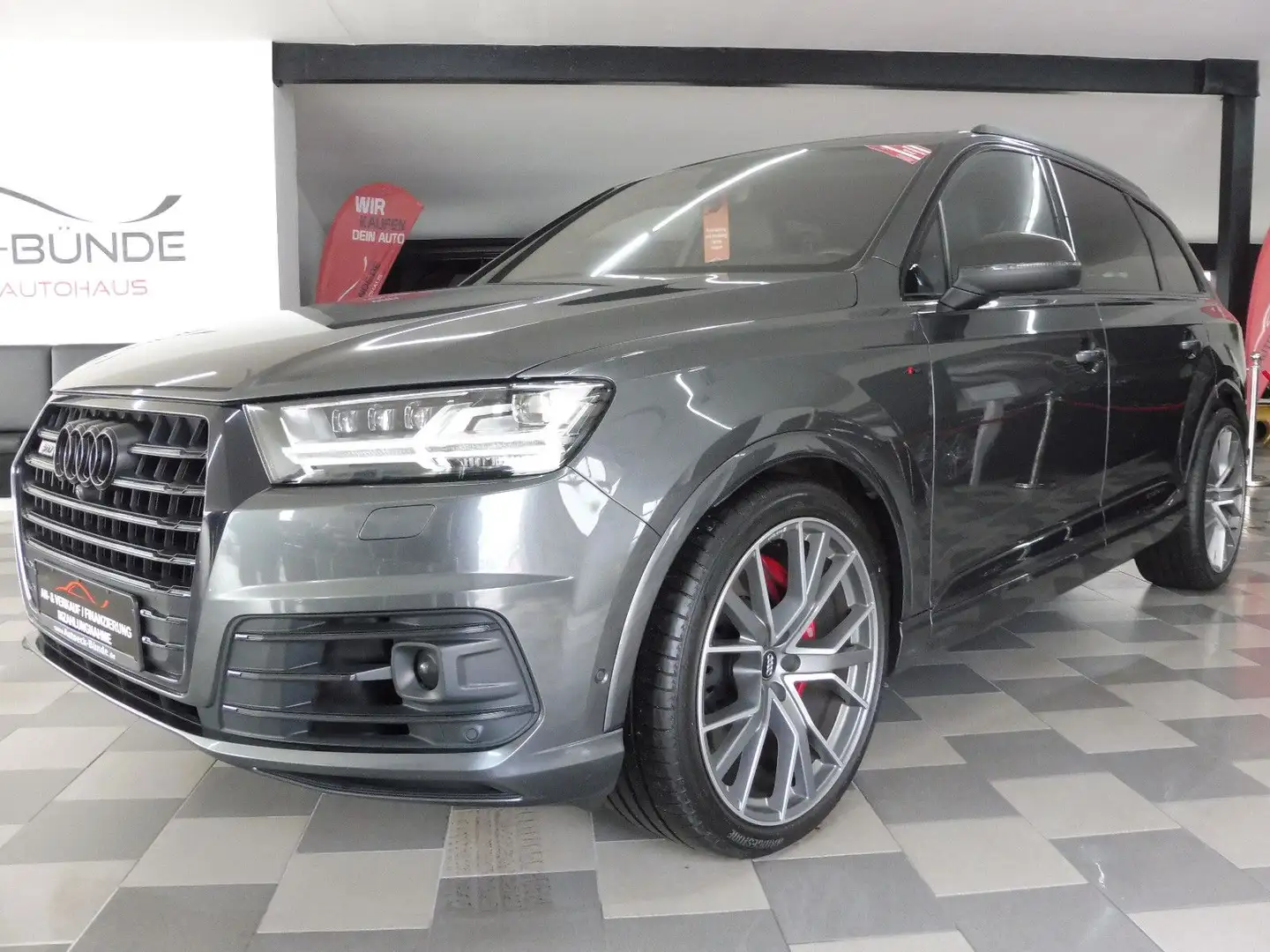 Audi SQ7 4.0 TDI quattro  360°/CARBON/TW/BOSE/SHZ/AHK Grau - 2