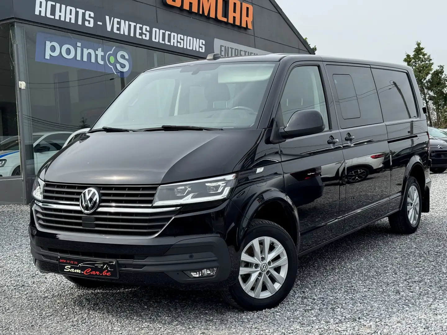 Volkswagen T6.1 Transporter 2.0 TDI L2 H1 5 PLACES UTILITAIRE TVA RECUPERAB Noir - 1