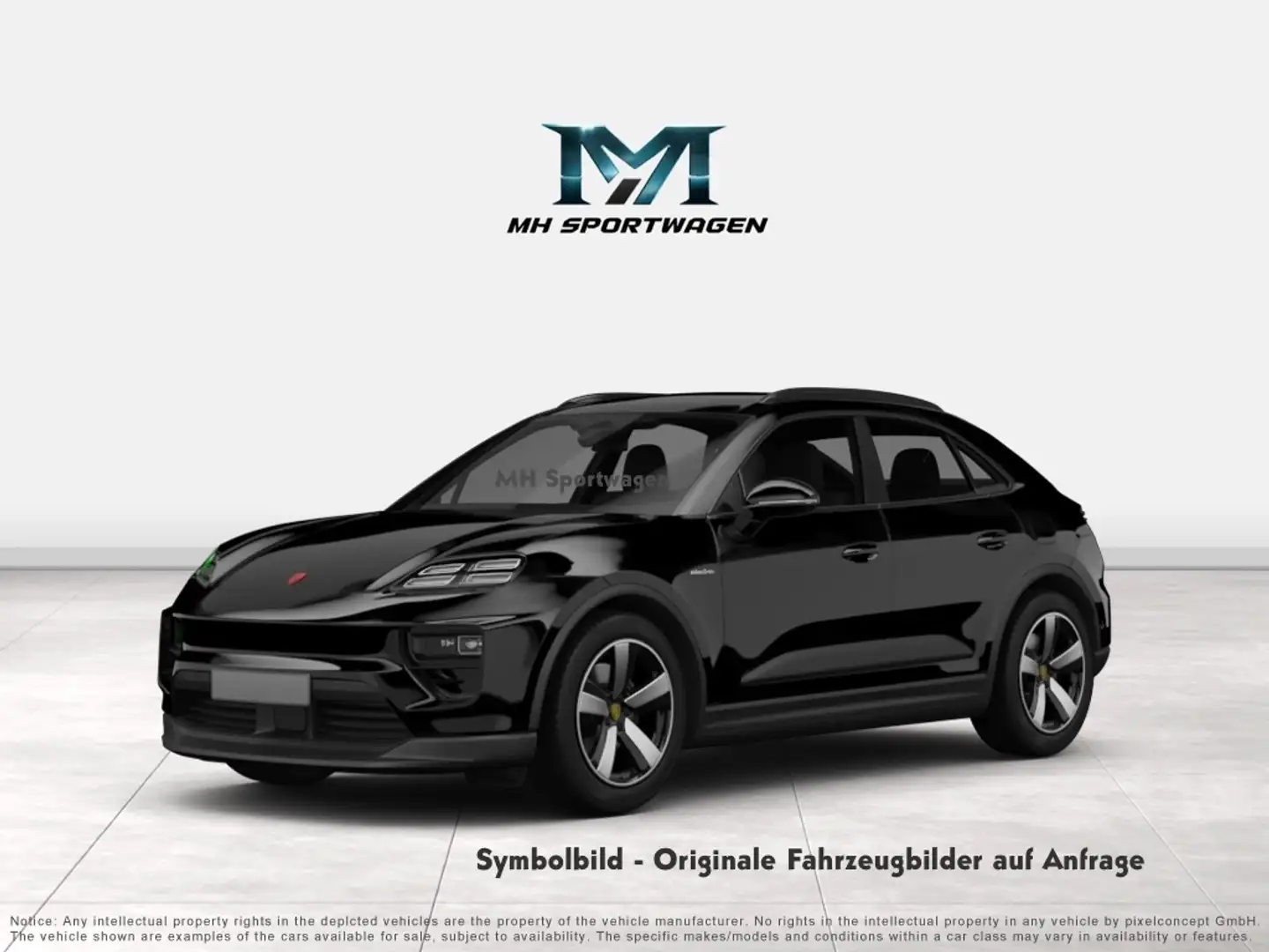 Porsche Macan 4 |Hinterachslenkung|Chrono Paket|Luftfederung Schwarz - 1