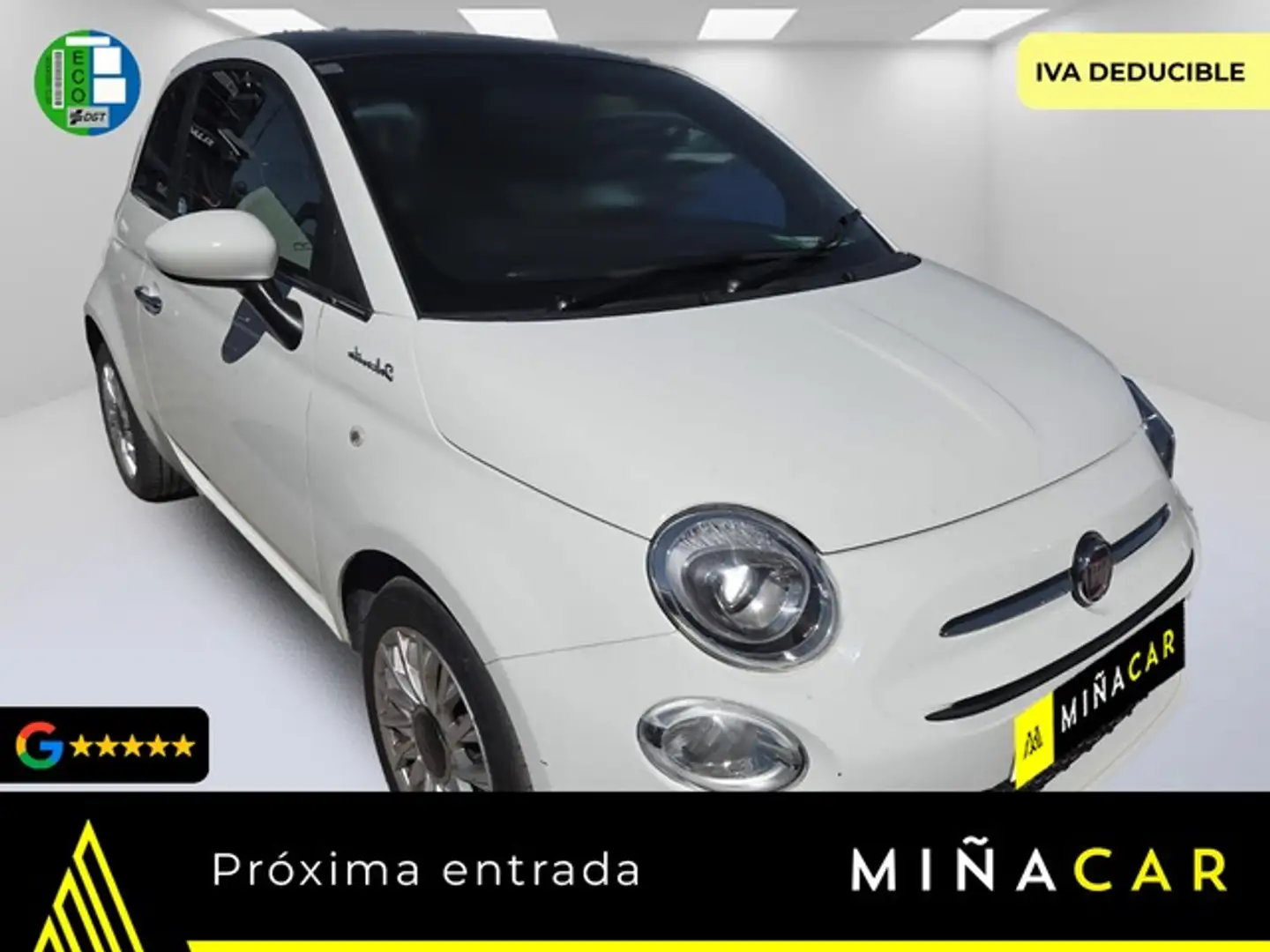 Fiat 500 1.0 Hybrid Dolcevita 52kW Blanco - 1