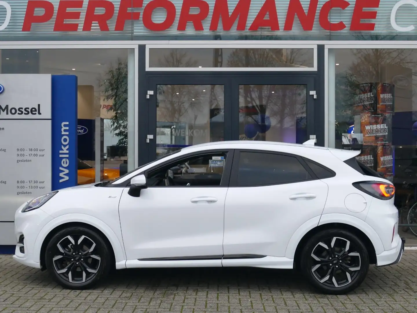 Ford Puma 1.0 EcoBoost Hybrid ST-Line X TREKHAAK | PARKEERSE Wit - 2