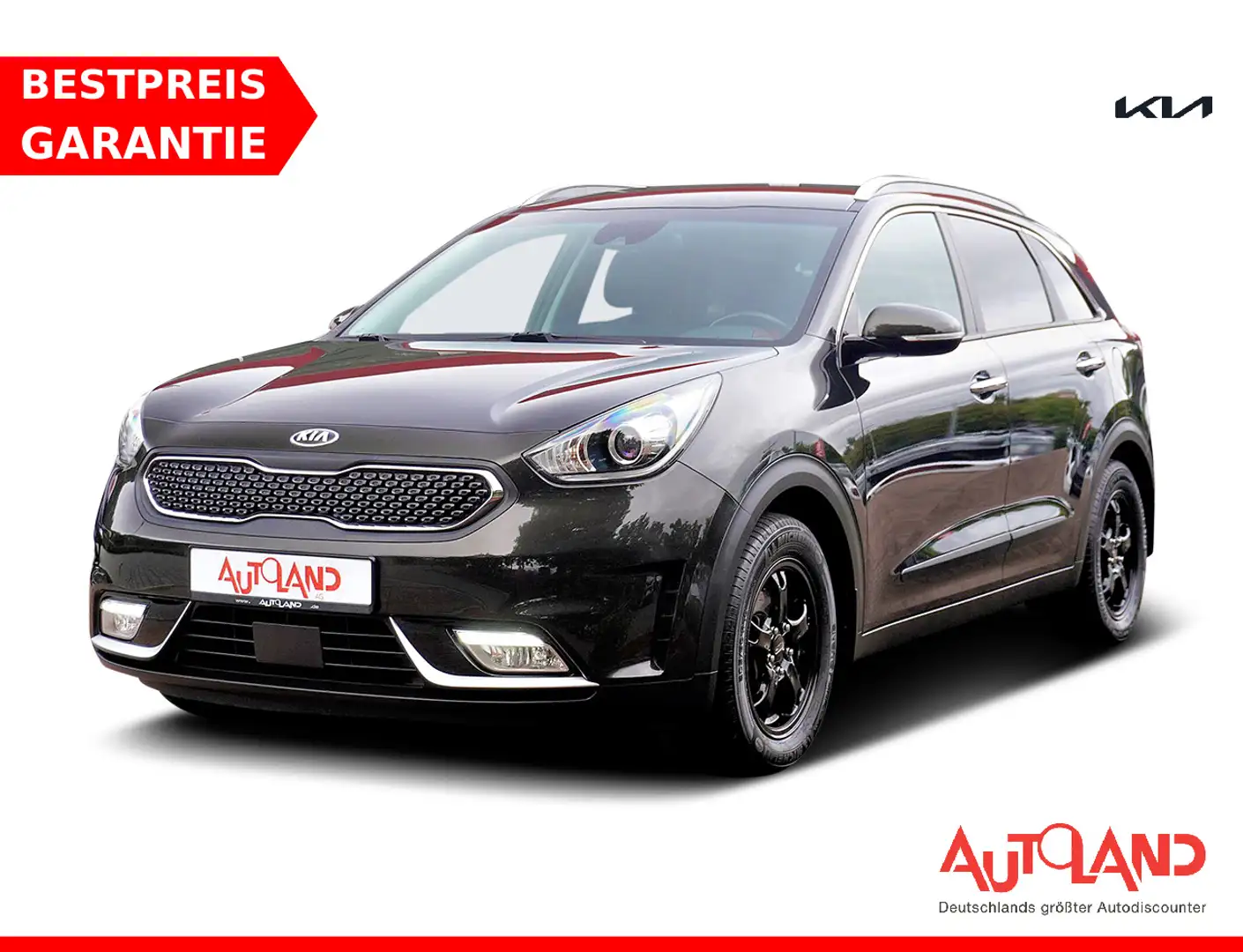 Kia Niro 1.6 Hybrid Spirit Navi Sitzheizung Kamera Zwart - 1