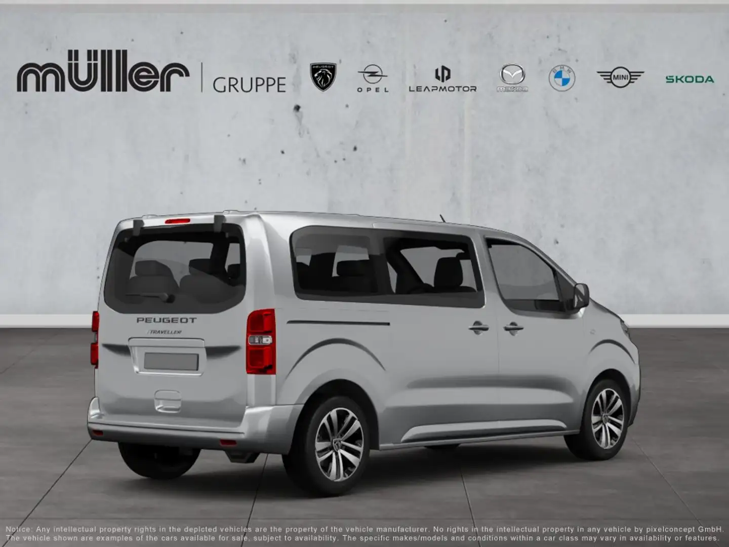 Peugeot Traveller Allure L2 BlueHDi 180 EAT8 Grau - 2
