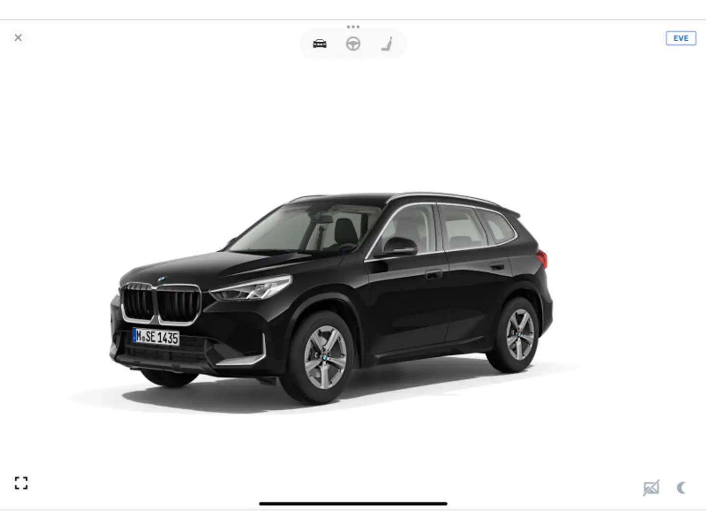 BMW X1 sDrive18i Zwart - 1