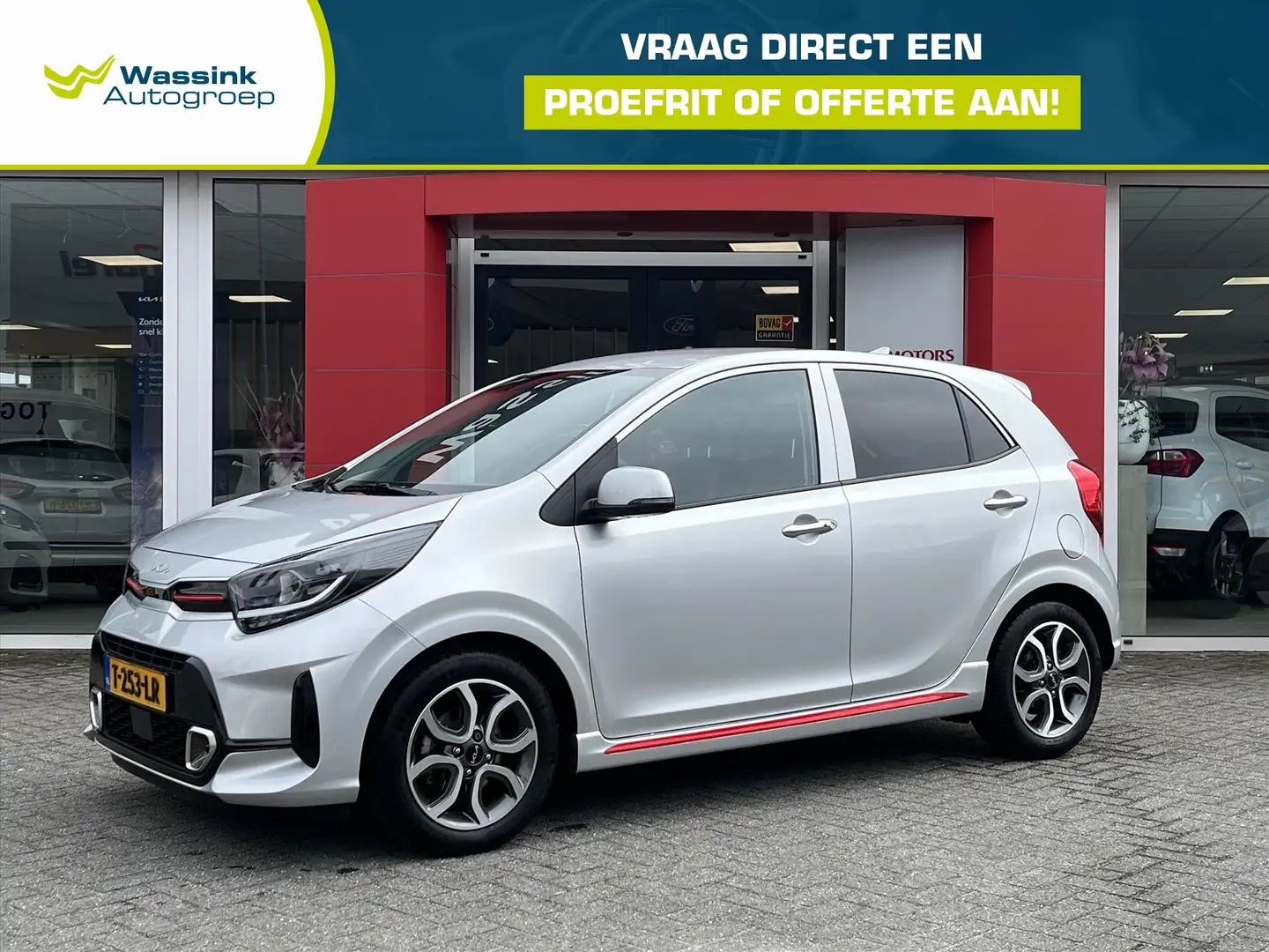 Kia Picanto 1.0 DPi 67pk GT-Line | Leder interieur | Climatron Grijs - 1
