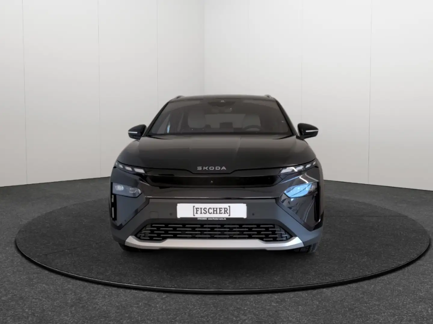 Skoda Elroq Lodge 85 Matrix AHK Navi HUD 360° ACC CANTON Wärme Schwarz - 2