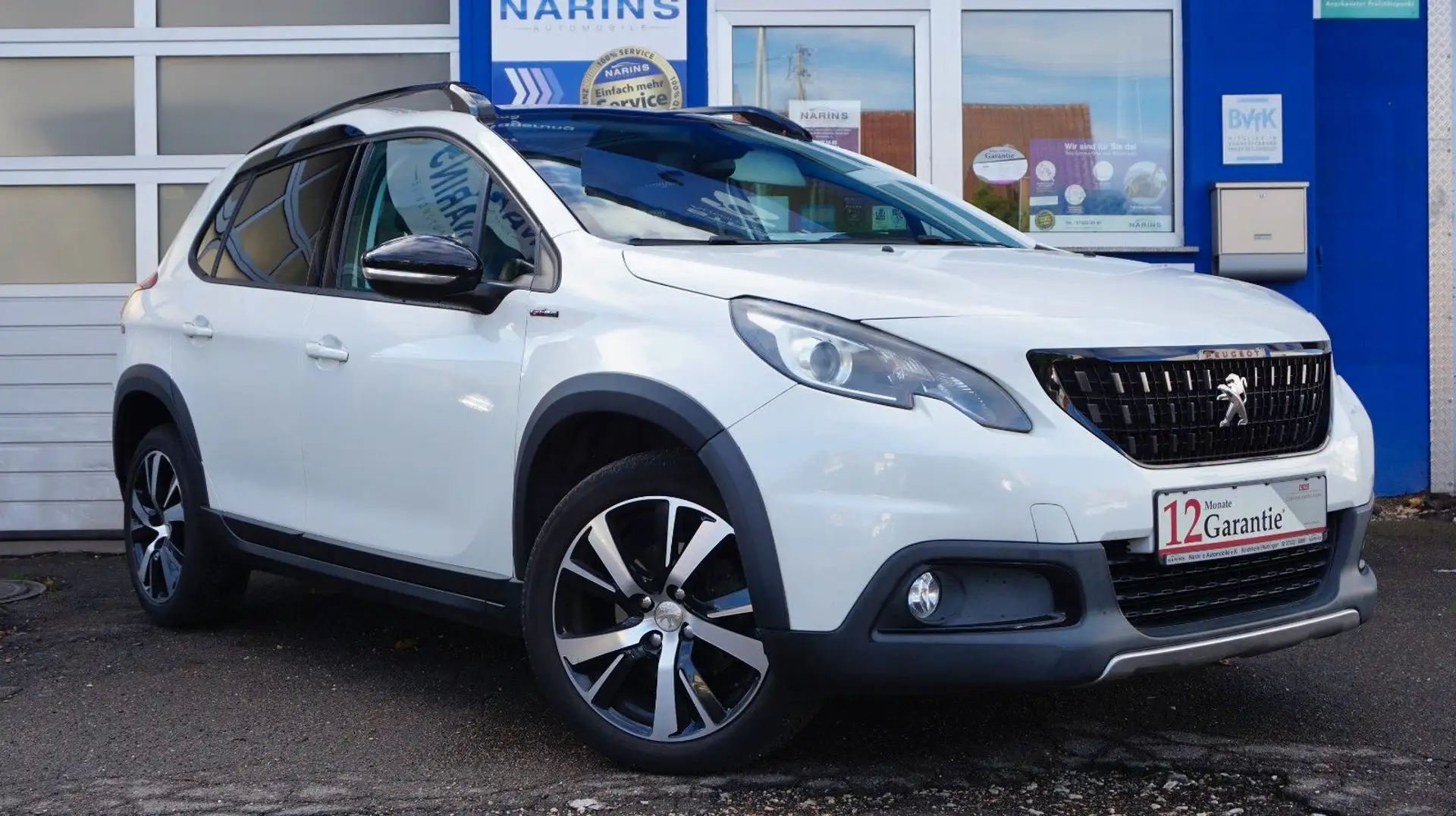 Peugeot 2008 Allure GT-Line Navi Pano Klima PDC Euro6 Blanco - 2