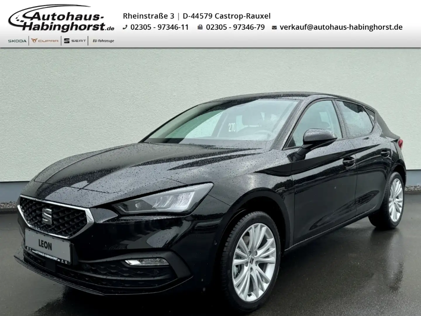 SEAT Leon 1.0 TSI Style Edition Shz ParkAssist LED Kessy 17A Schwarz - 1
