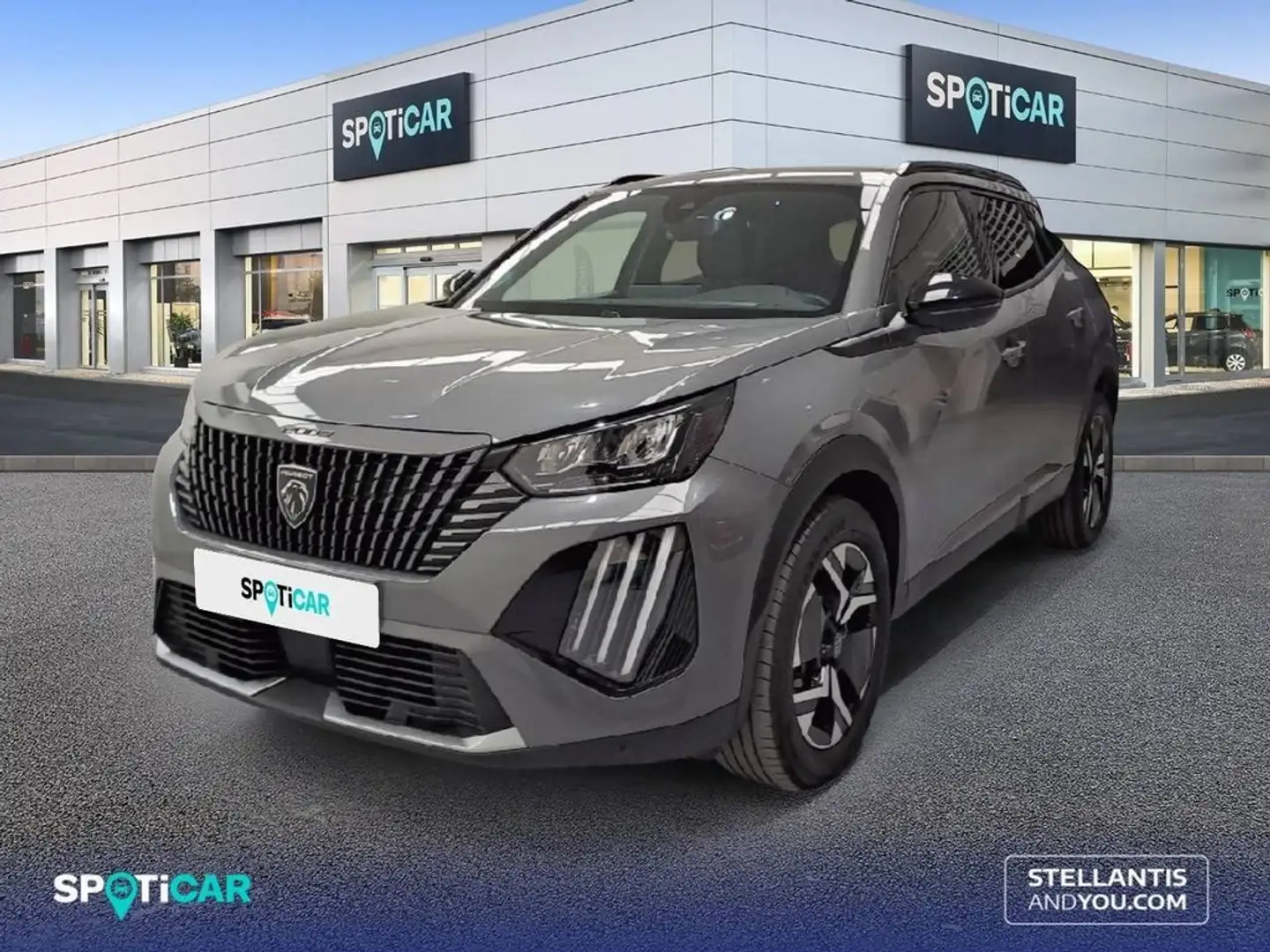 Peugeot 2008 1.2 PureTech S&S Allure 100 Gris - 1