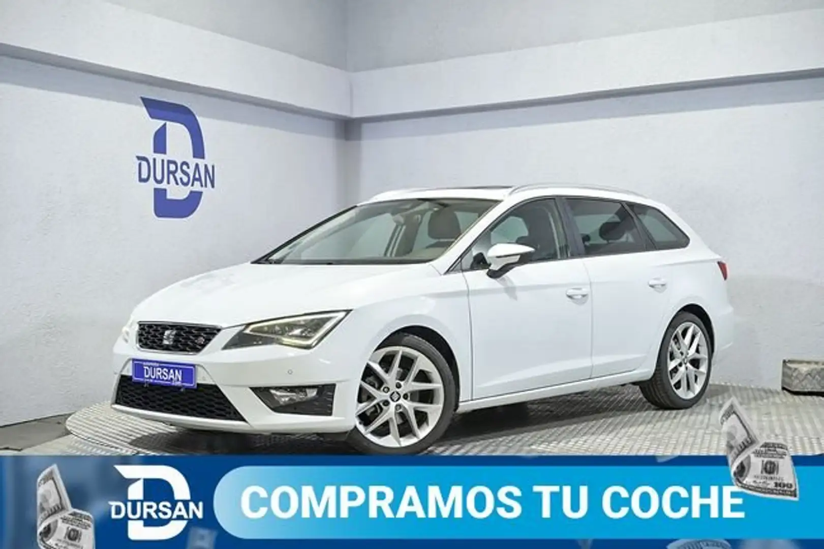 SEAT Leon ST 2.0TDI CR S&S FR DSG6 Blanco - 1