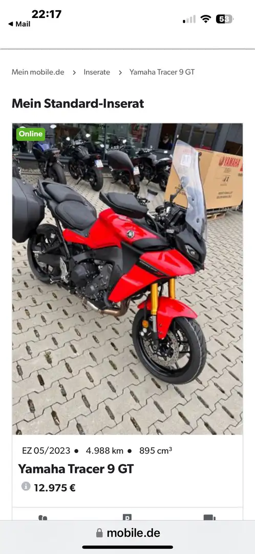 Yamaha Tracer 9 GT - 1