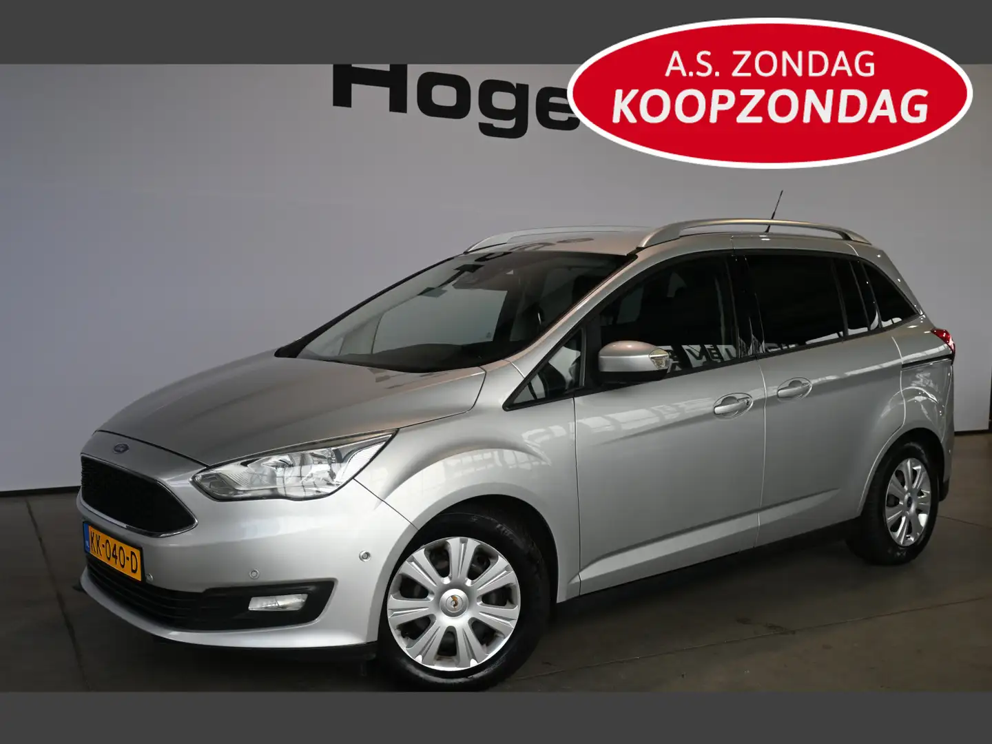 Ford Grand C-Max 1.0 Trend 7 Persoons Clima Navigatie LED Trekhaak Gris - 1