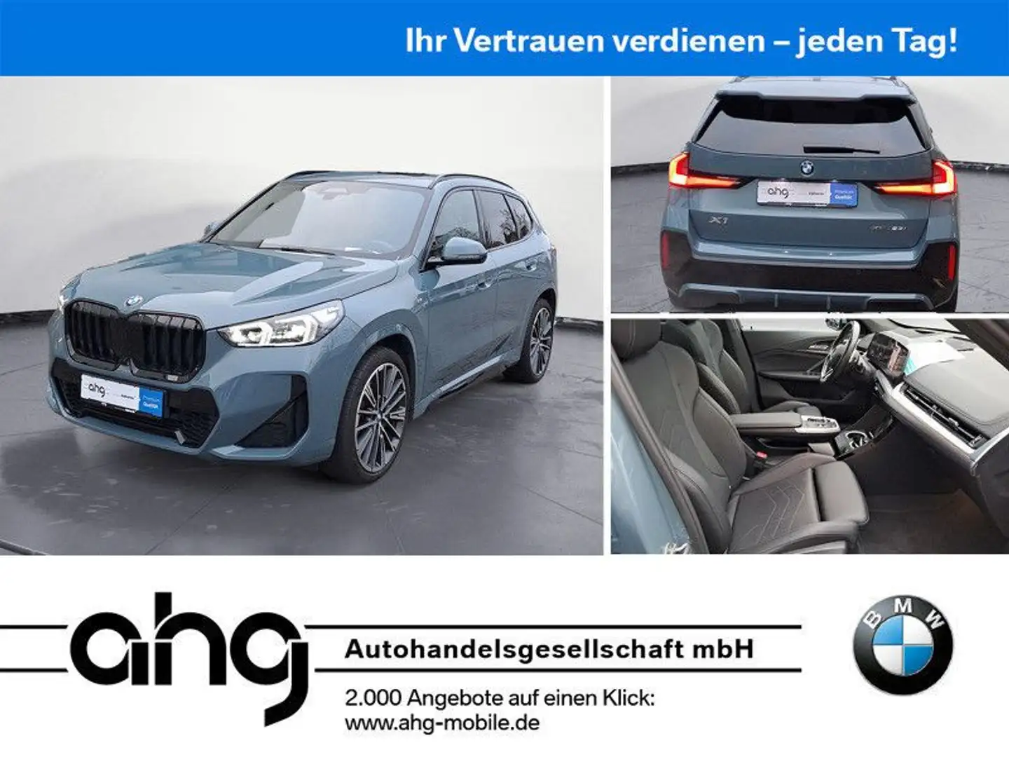 BMW X1 xDrive23iA M Sport Panorama-Glasdach 20-Zoll Grün - 1