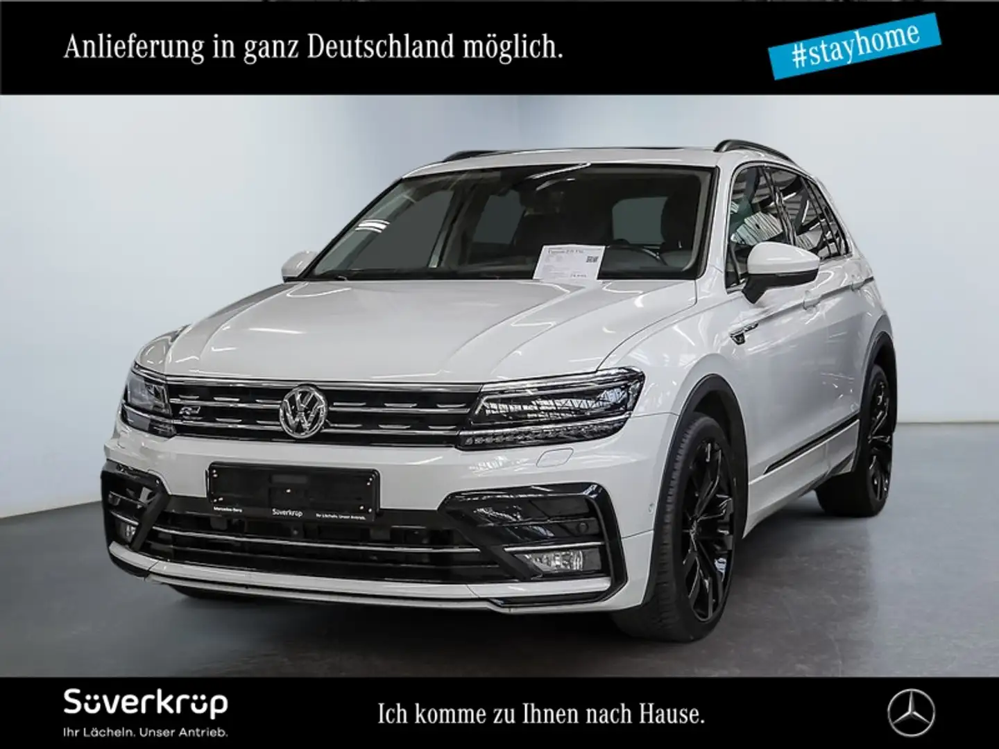 Volkswagen Tiguan 2.0 TSI Comfortline R-Line MEMO 360 AHK Weiß - 1