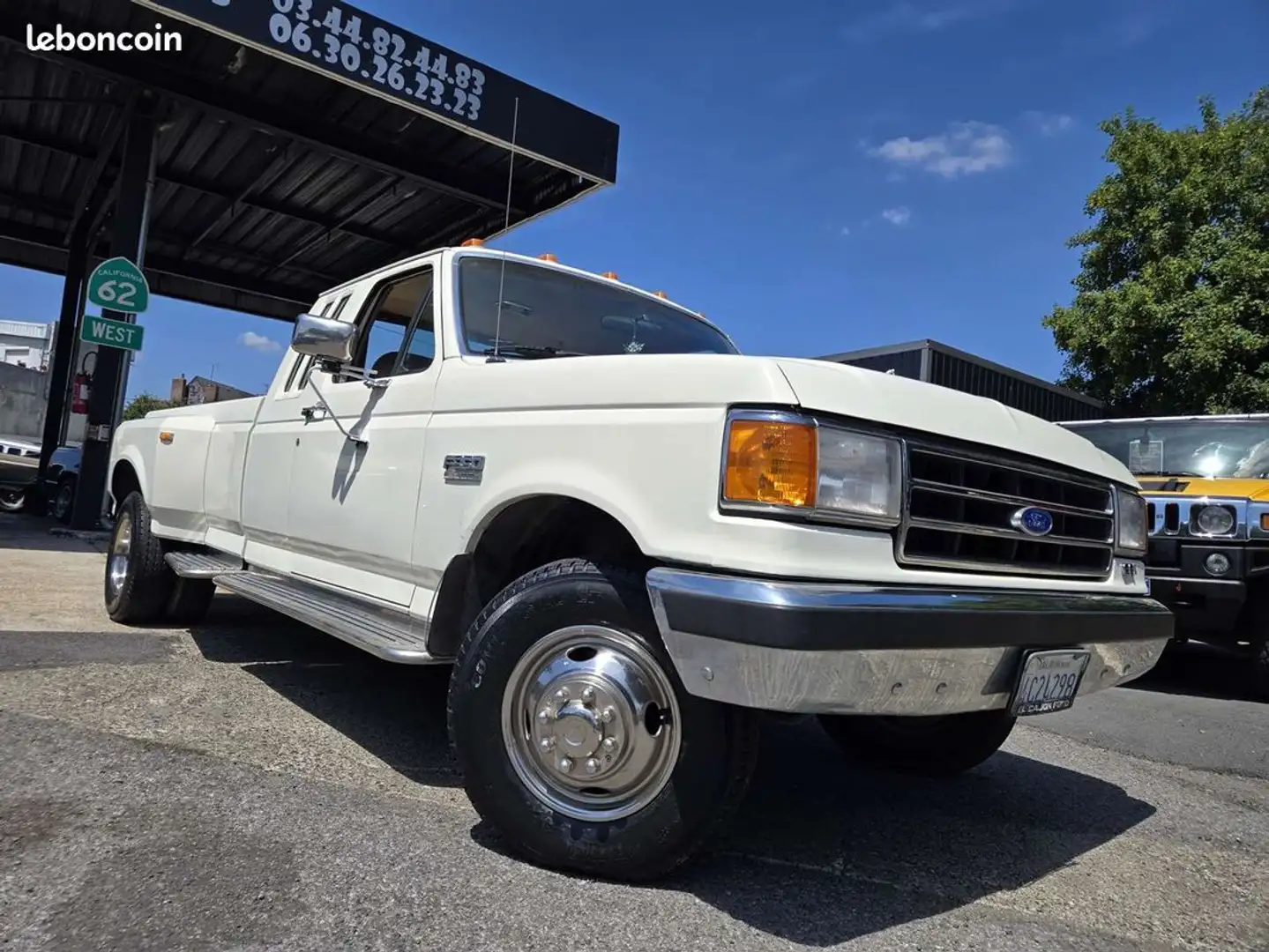 Ford F 350 F 350 7.5 V8 460ci Dually XLT Lariat Weiß - 2