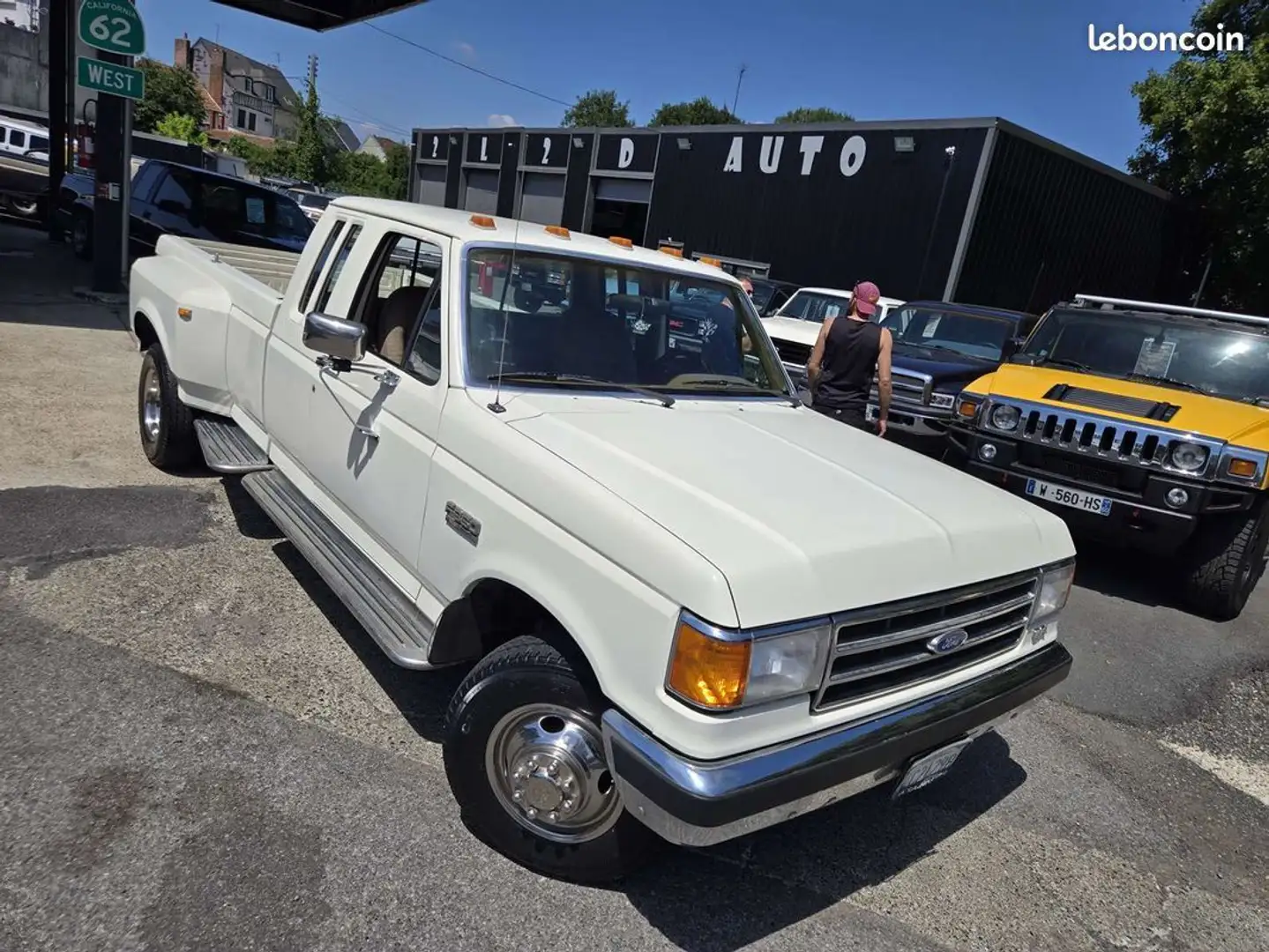 Ford F 350 F 350 7.5 V8 460ci Dually XLT Lariat Weiß - 1