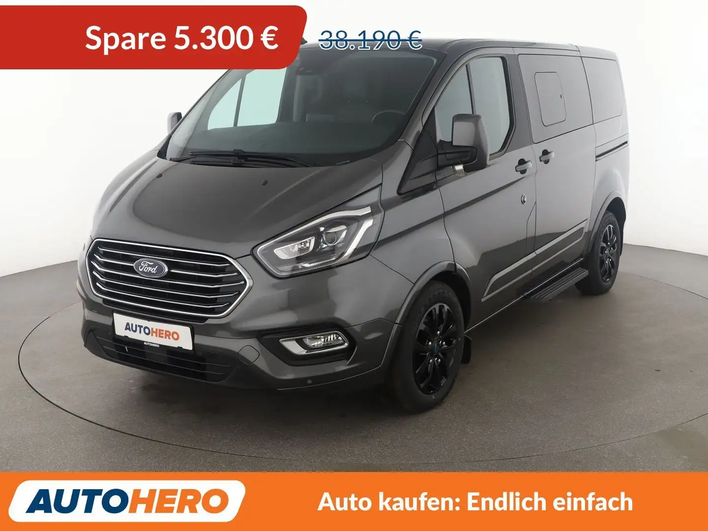 Ford Tourneo Custom 2.0 TDCi EcoBlue 320 L1 Tourneo Titanium *NAVI* Серый - 1