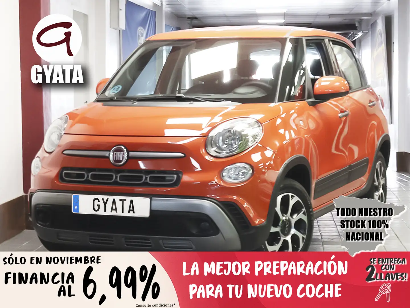 Fiat 500L 1.4 Cult Rojo - 1