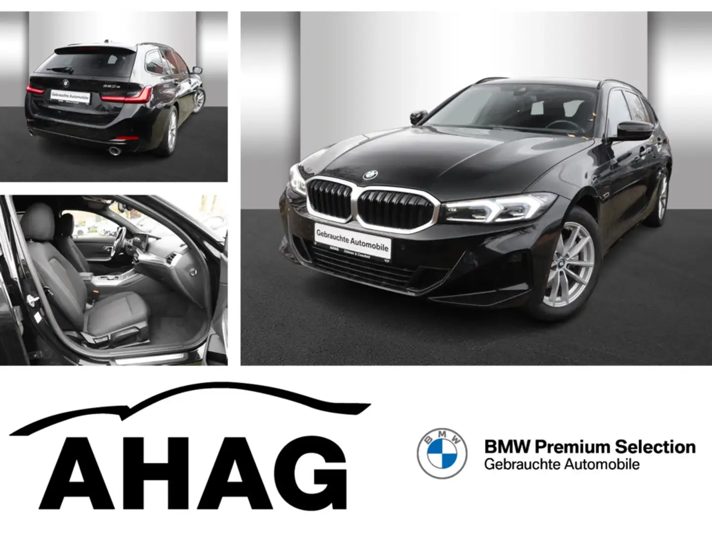 BMW 320 e Touring Auto Sport Aut. Klimaaut. PDC HIFI Schwarz - 1