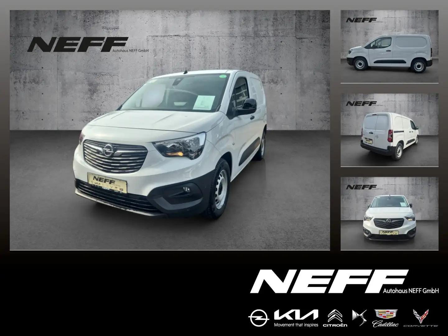 Opel Combo Cargo - e Basis +FLA SpurW Wit - 1