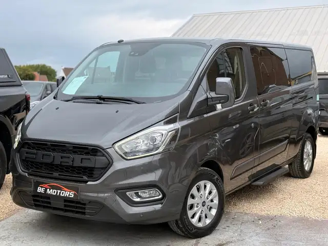 Ford Tourneo Custom 2.0 TDCi 130CV 9PL BOITE AUTO ACC LED GPS DOUBLE PORTE LATERAL FRONT ASSIST FULL