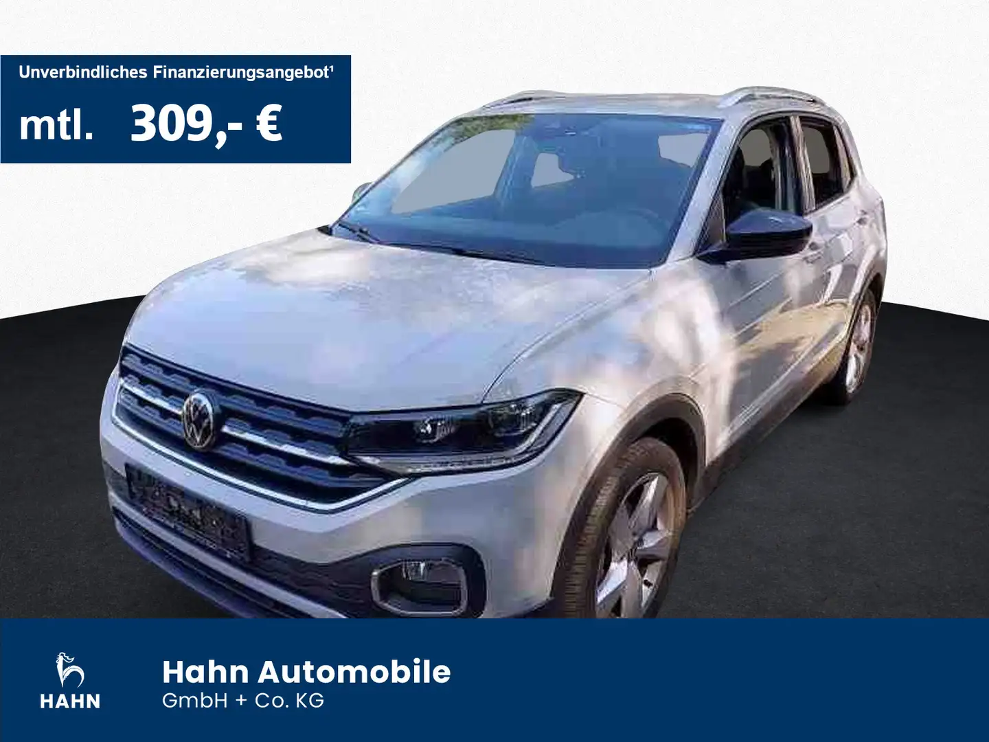 Volkswagen T-Cross 1.0TSI DSG Style LED Nav ACC APP AHK PDC Gris - 1