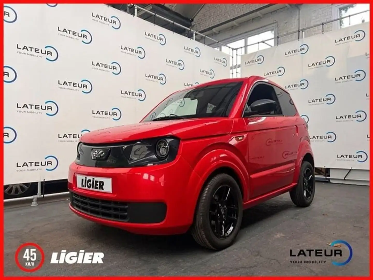 Ligier Myli I.Deal E5 diesel Toledo Rood - Radio DIN Bluetooth Roşu - 1