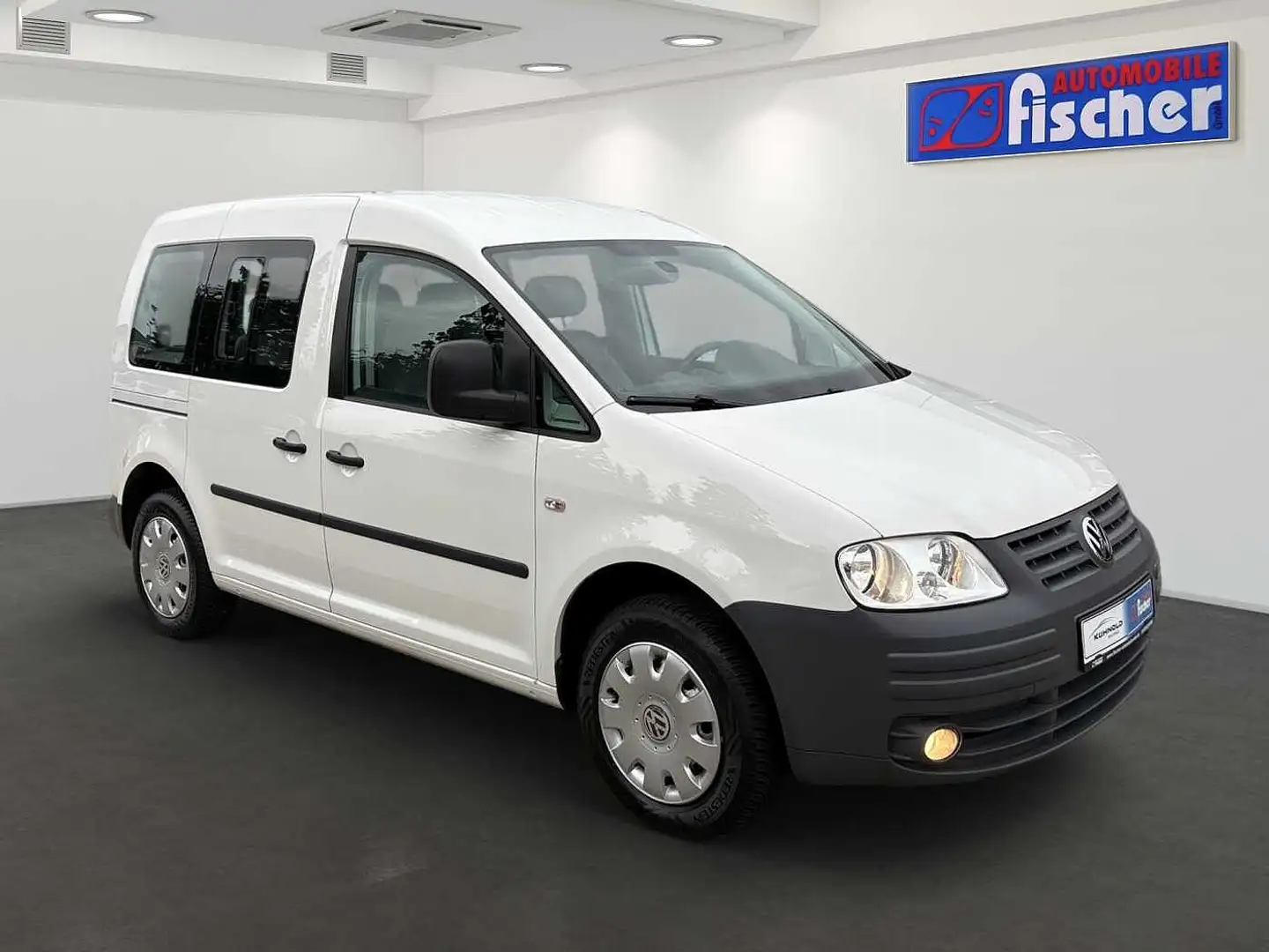 Volkswagen Caddy 1.6 Life Garantie 1.Hand Klima Sitzhzg  AHK Weiß - 2