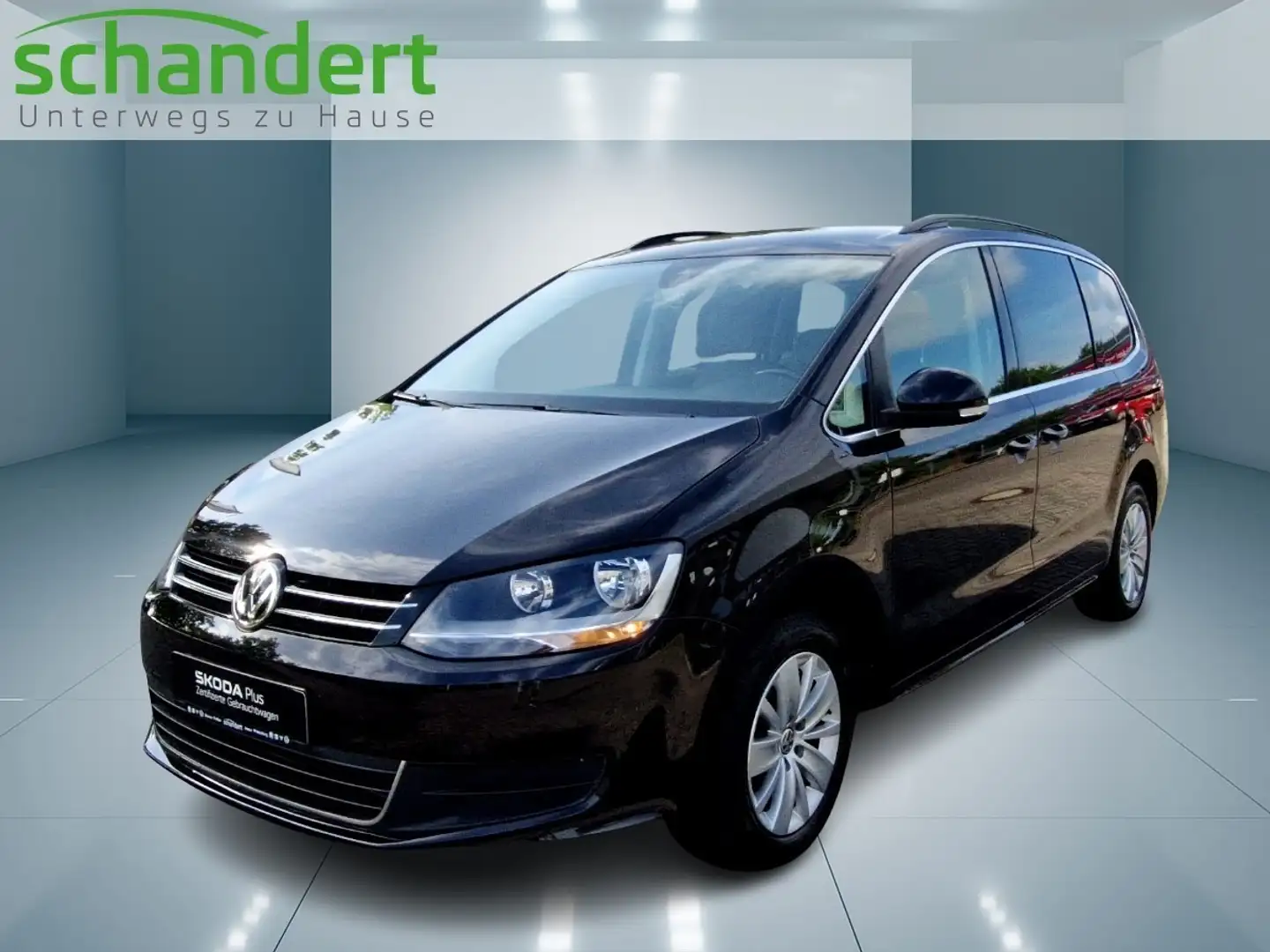 Volkswagen Sharan 1.4 TSI Comfortline DSG Navi AHK Klimaautomatik Noir - 1