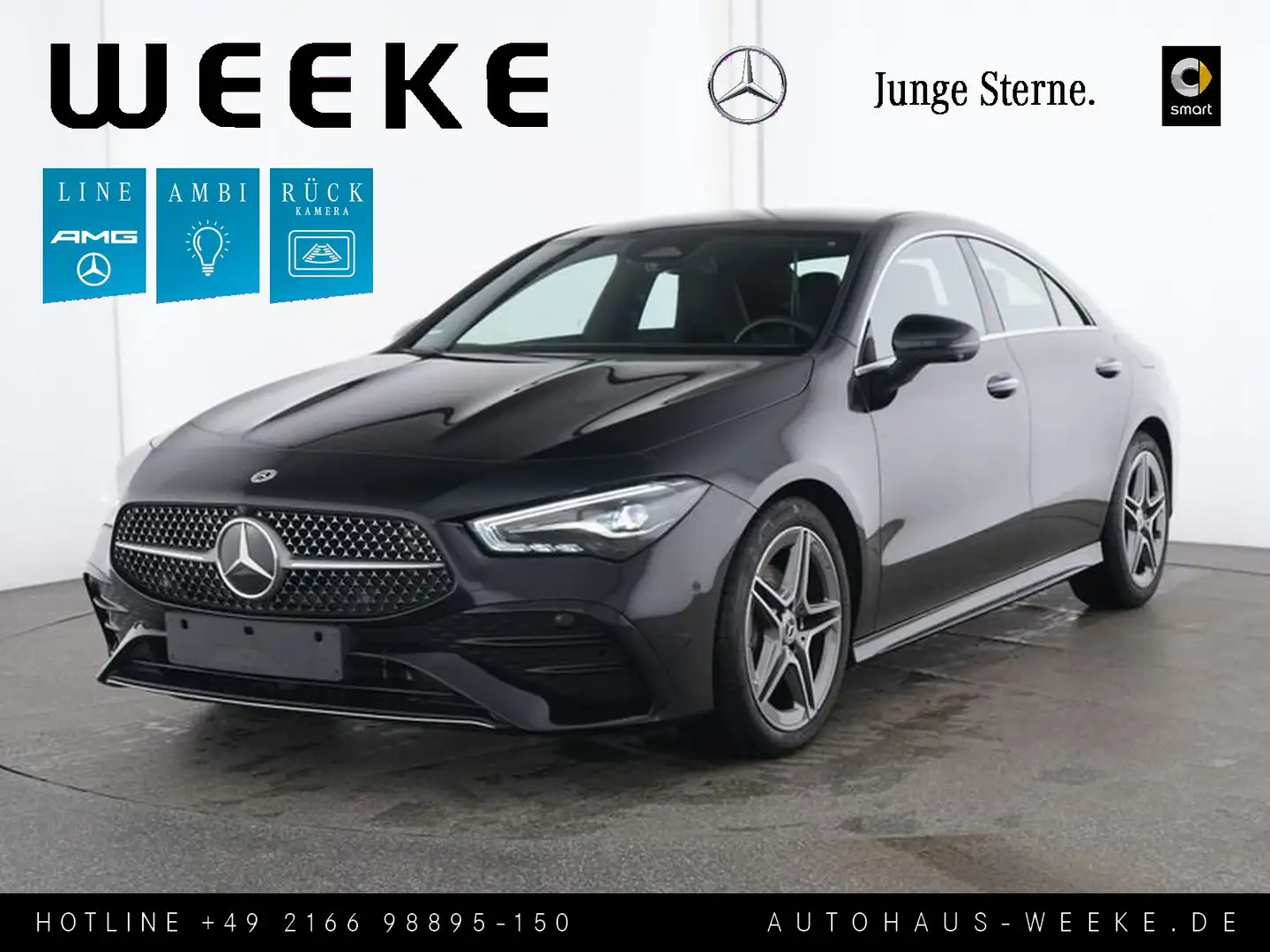 Mercedes-Benz CLA 180 Coupé Edition AMG Line+DISTRONIC+360+WIN Schwarz - 1