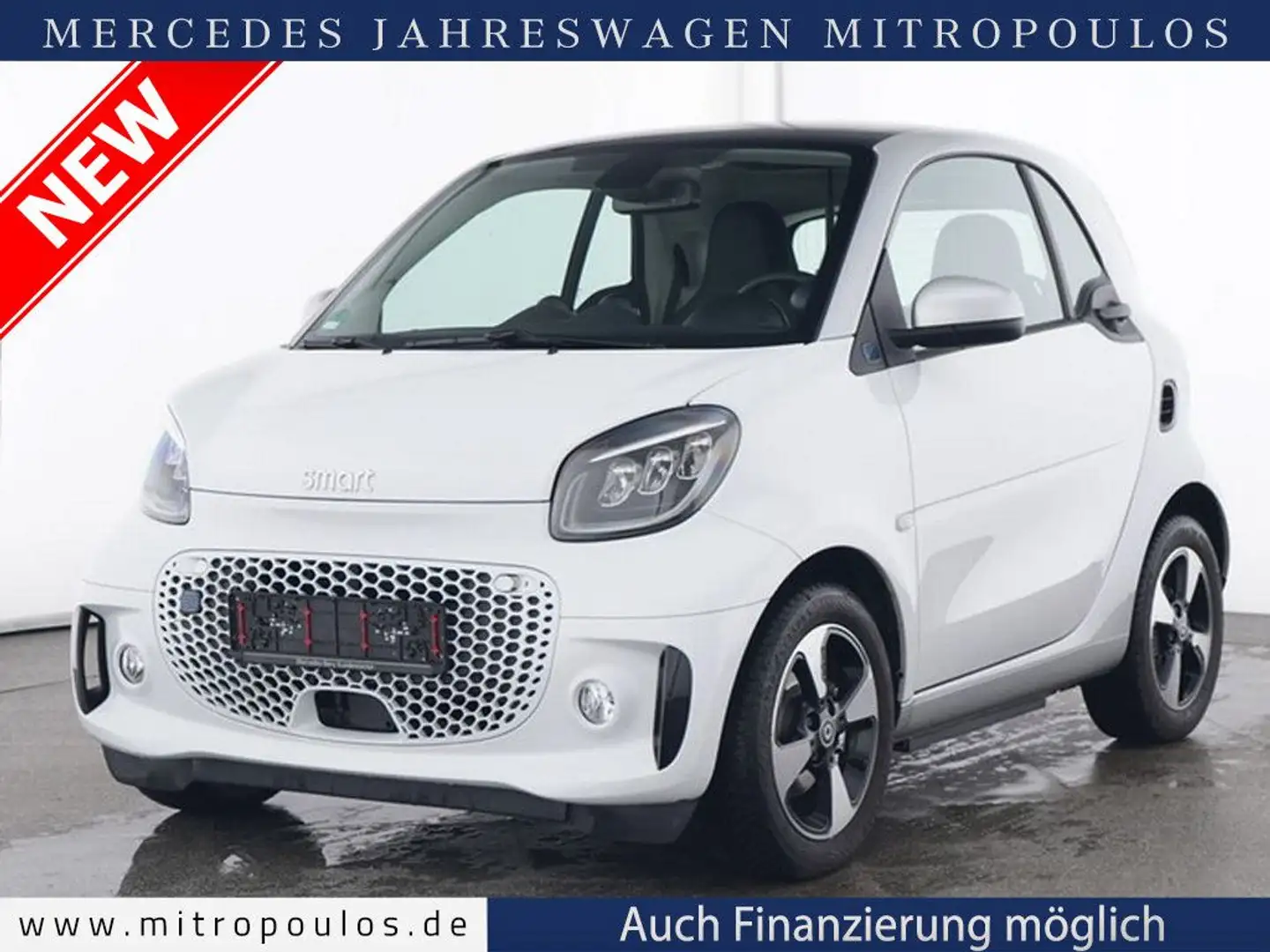 smart forTwo coupe EQ|22kW|Exclusive|Kamera|Display Weiß - 1