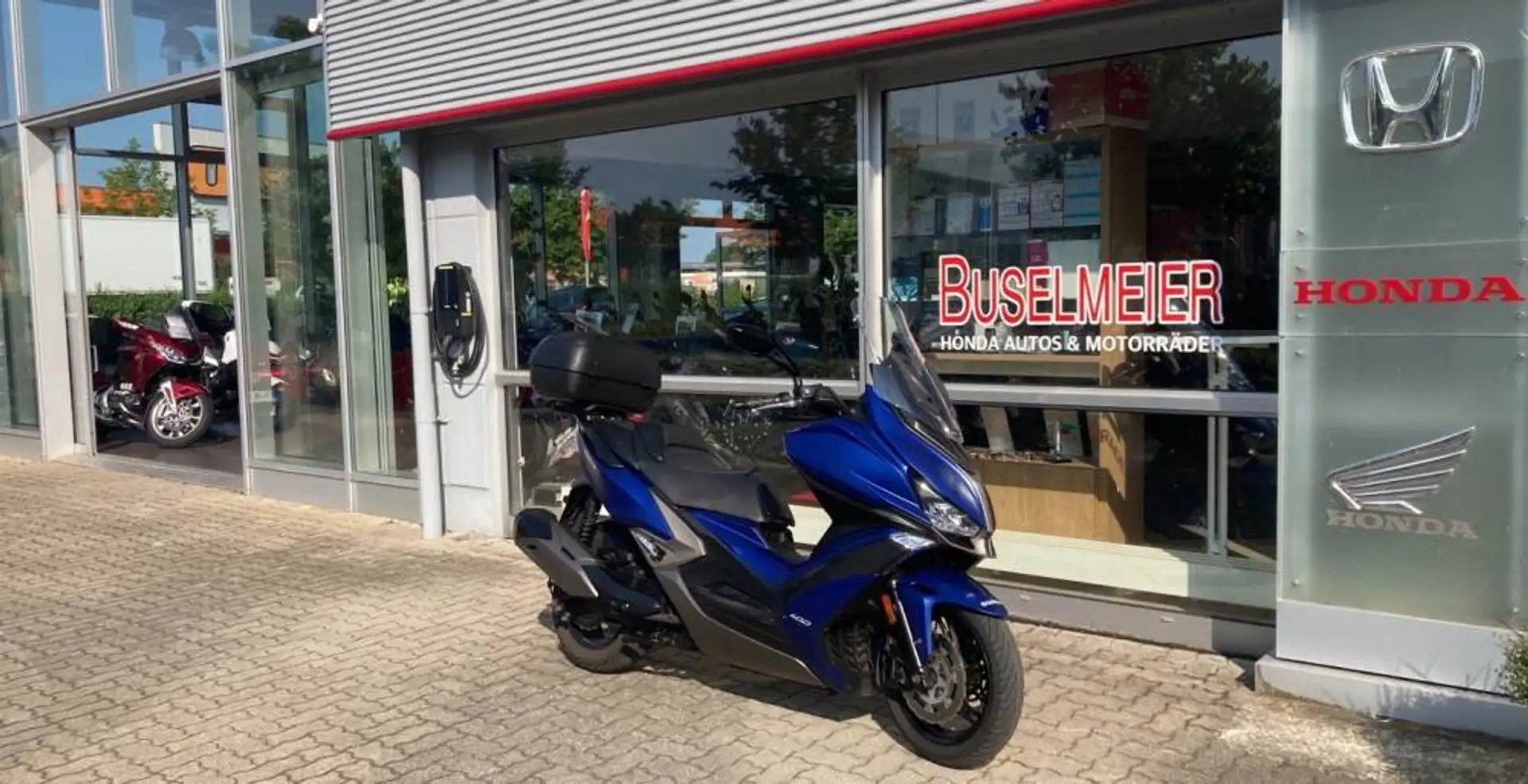 Kymco Xciting 400i XCITING 400i ABS Topcase Blue - 1