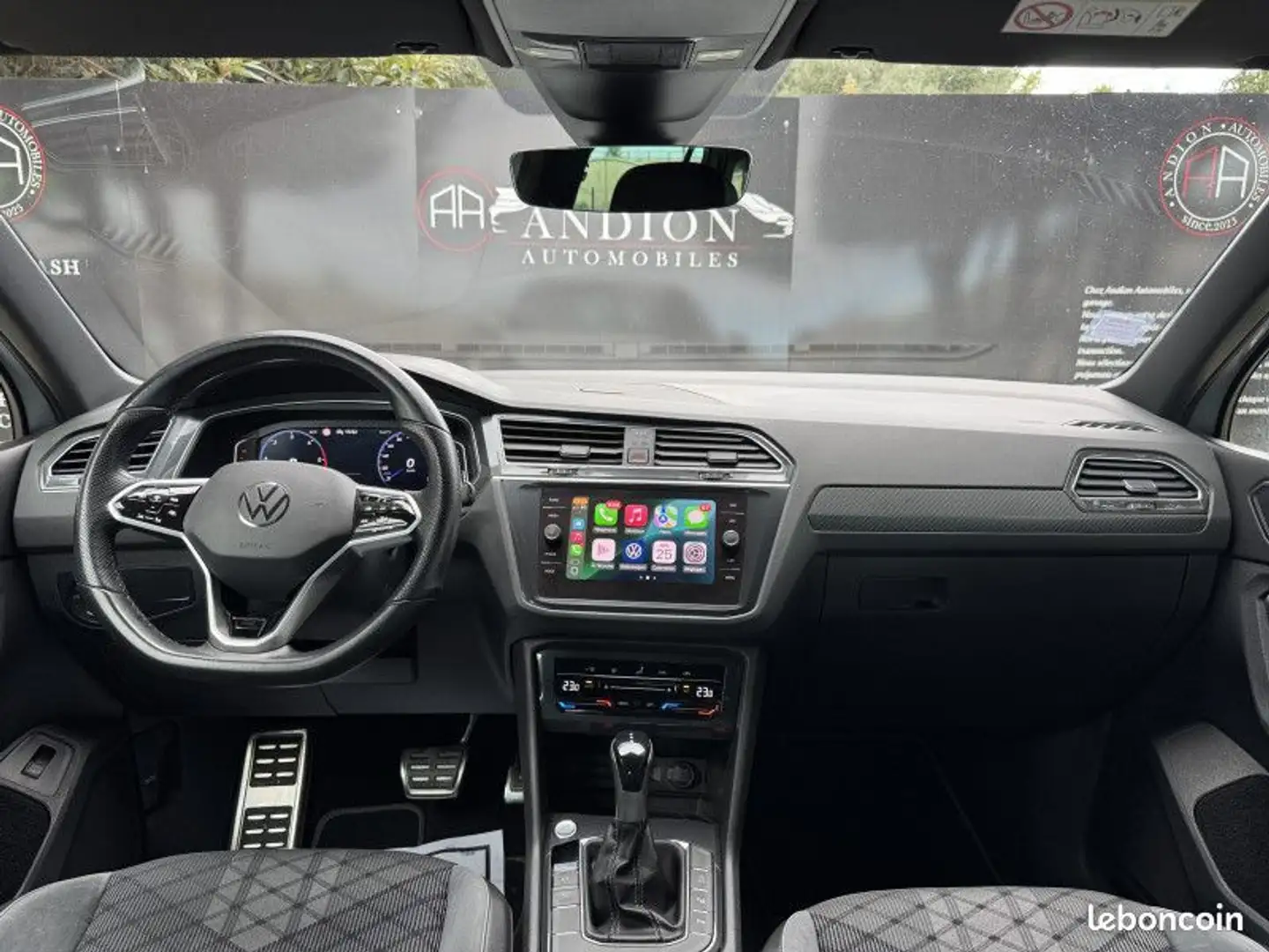 Volkswagen Tiguan 2.0 TDI 150CH R-LINE DSG7 Gris - 2