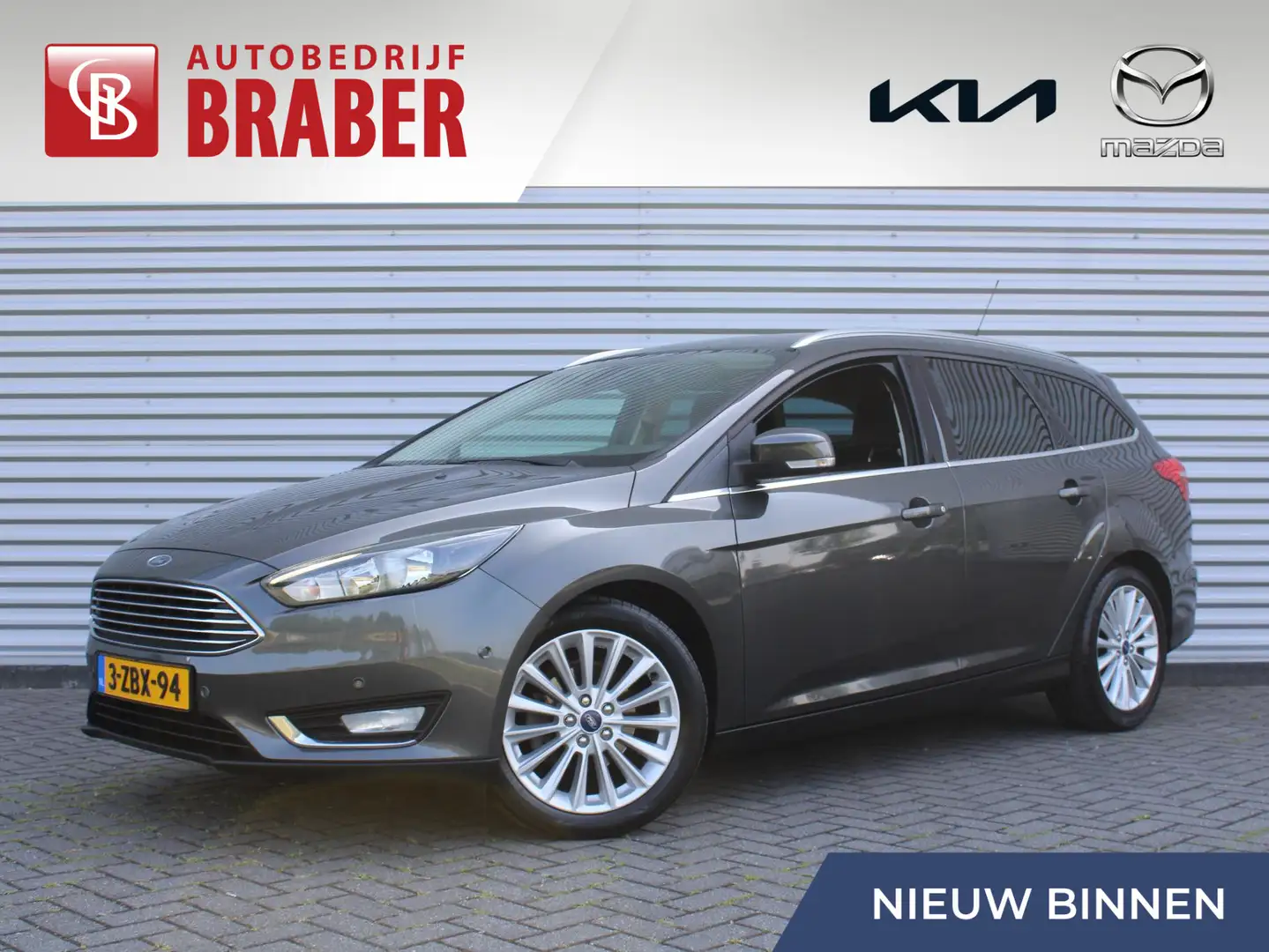 Ford Focus Wagon 1.0 First Edition | Trekhaak | Voorruitverwa Grijs - 1