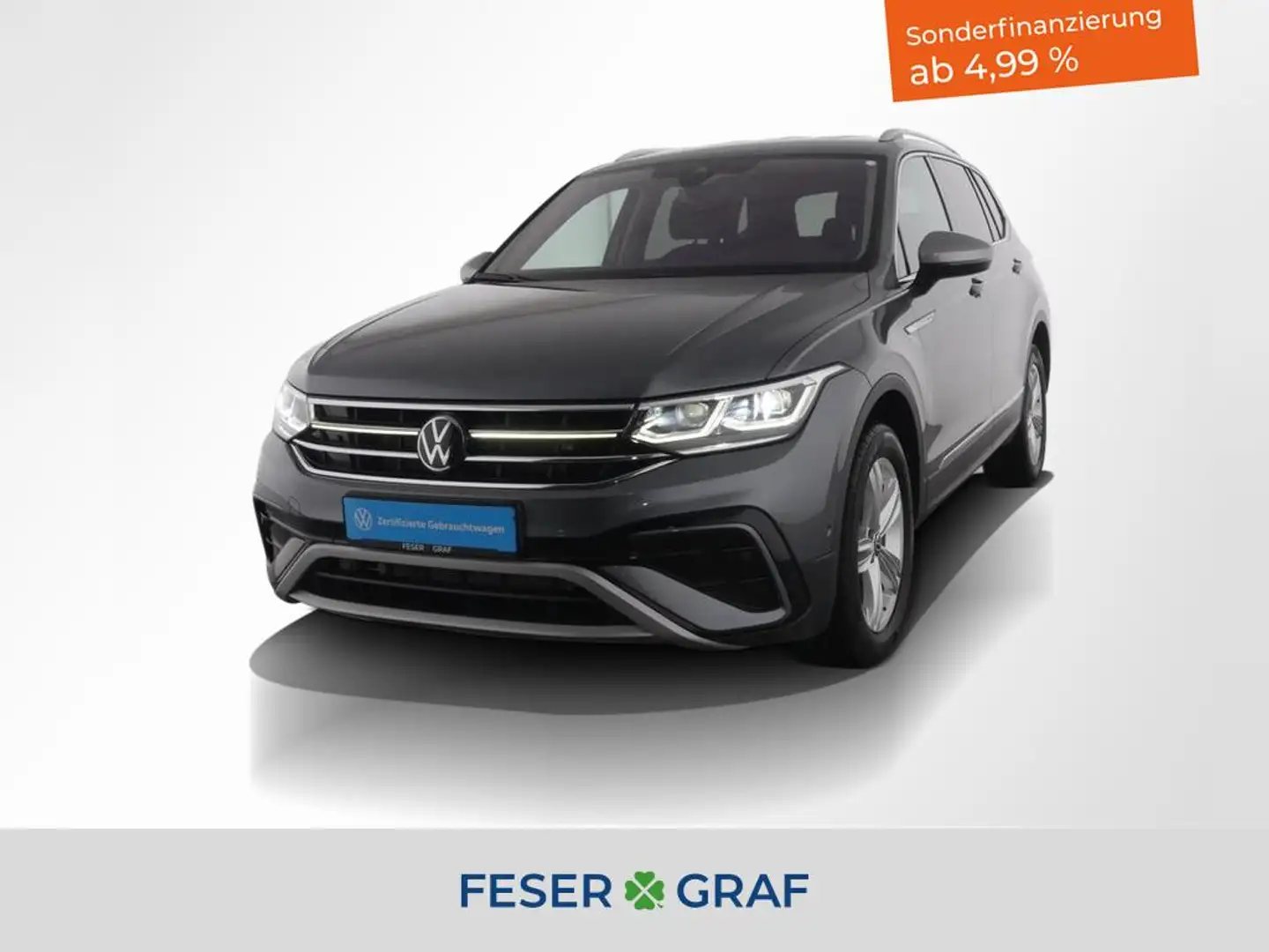 Volkswagen Tiguan Allspace 2.0 TDI Elegegance 7 SITZE AHK Grau - 1