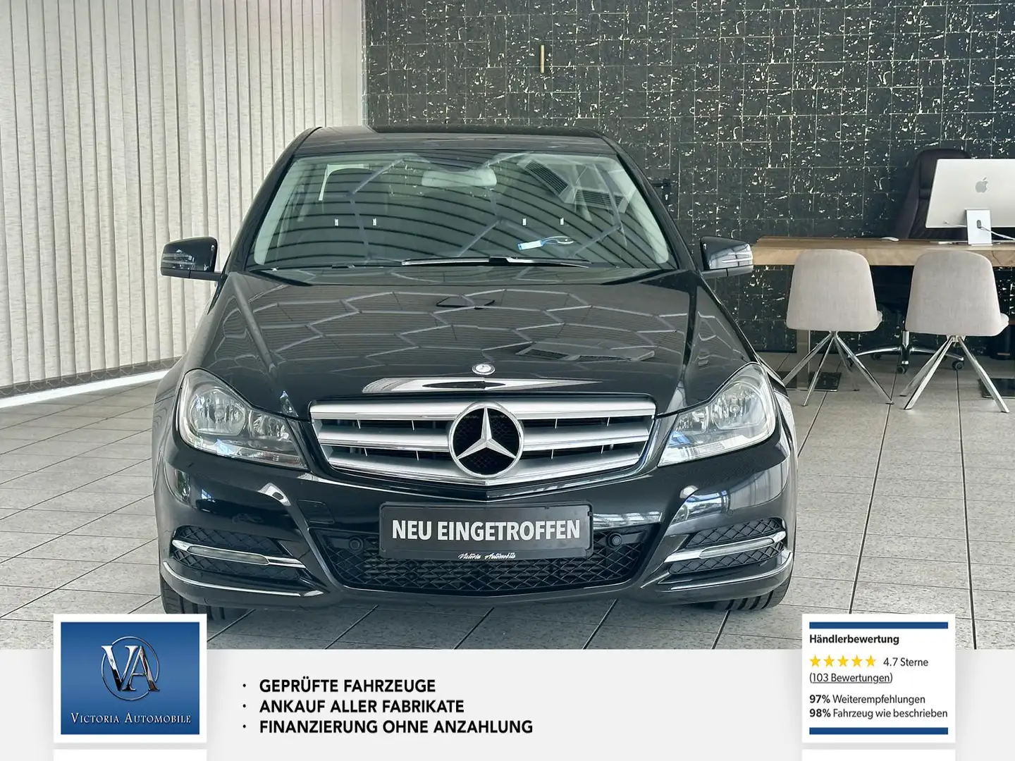 Mercedes-Benz C 180 CGI BlueEfficiency Avangarde, 2 Hand, Unfallfrei, Schwarz - 2