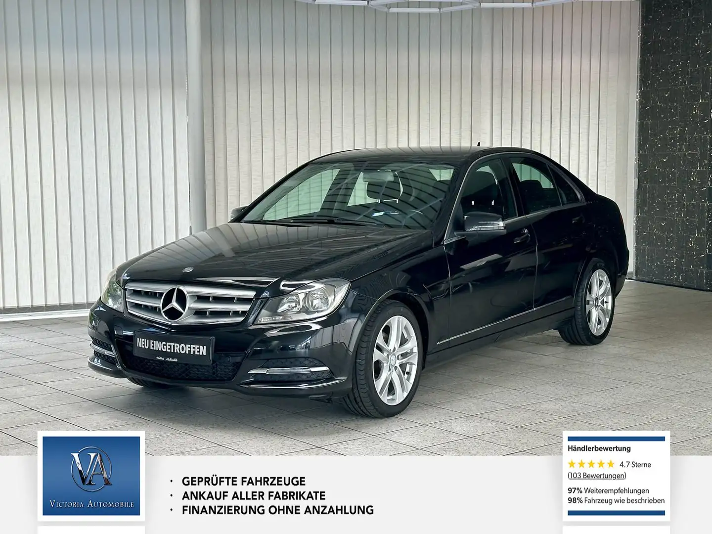 Mercedes-Benz C 180 CGI BlueEfficiency Avangarde, 2 Hand, Unfallfrei, Schwarz - 1