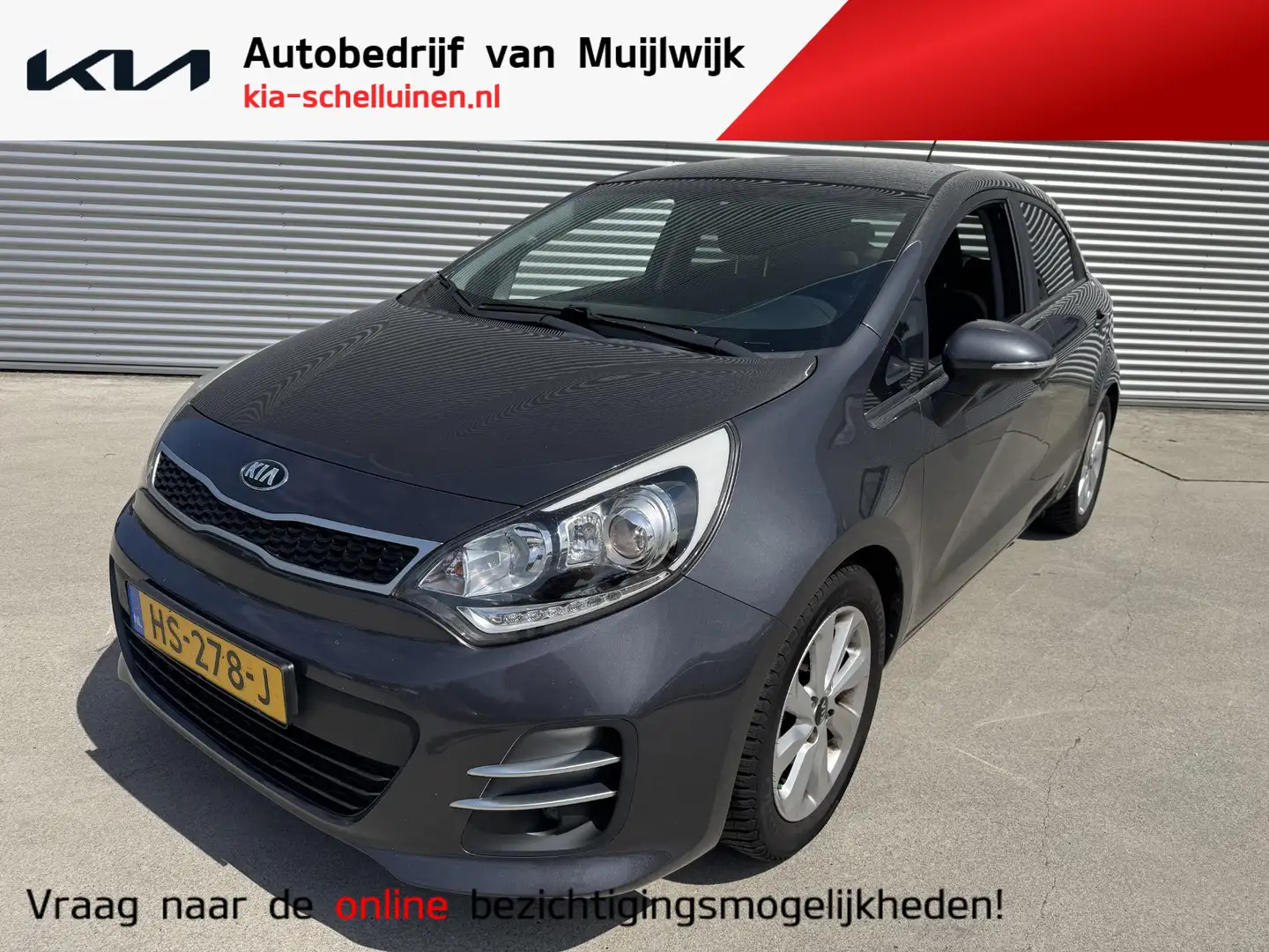 Kia Rio 1.2 ExecutiveLine 85 pk Trekhaak | Navi | Camera | Gris - 1