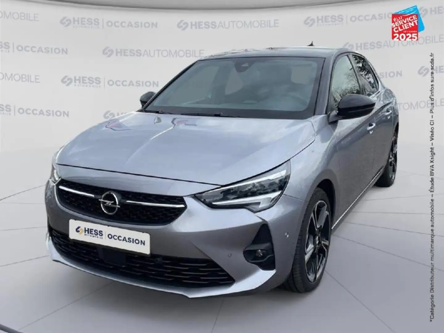 Opel Corsa 1.2 Turbo 130ch Ultimate BVA Sieges chauf Camera C Gris - 1