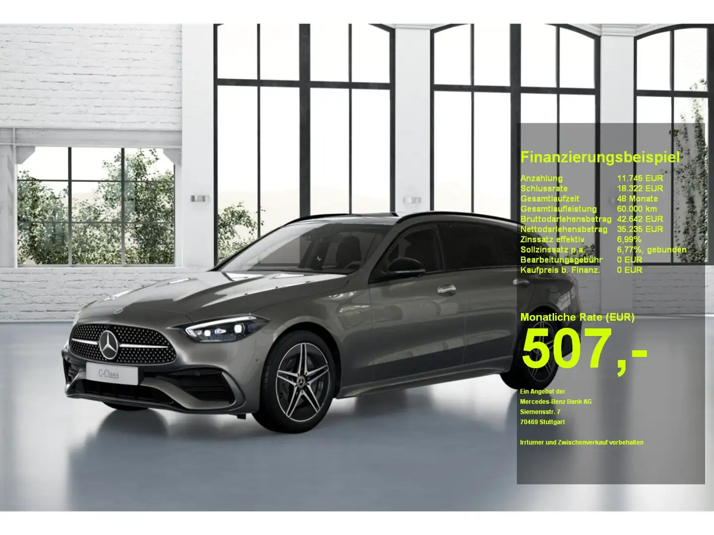 Mercedes-Benz C 300 de T +AMG+Night+PANO+360°+HuD+SZ LÜFT+DIST Argent - 1