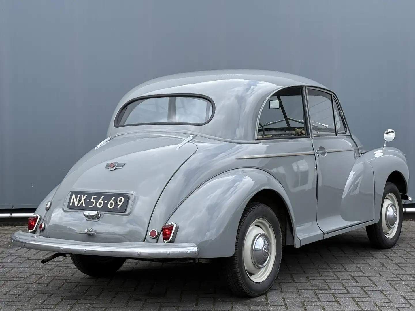 Oldtimer Morris Minor BJR 1953 27 PK CLAYTON HEATER | ZIJKLEPMOTOR | AUT Grau - 2