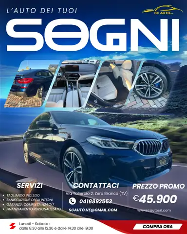 BMW 630 d Gran Turismo mhev 48v xdrive Msport auto