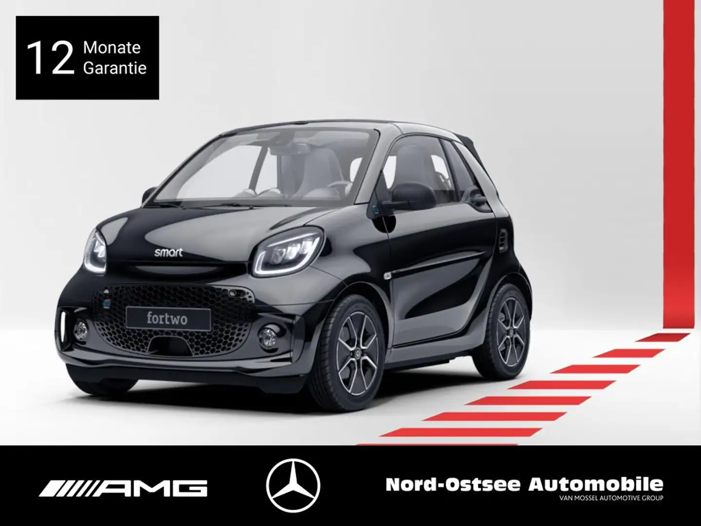 smart forTwo EQ  CABRIO TEMPOMAT SHZ LED Noir - 1