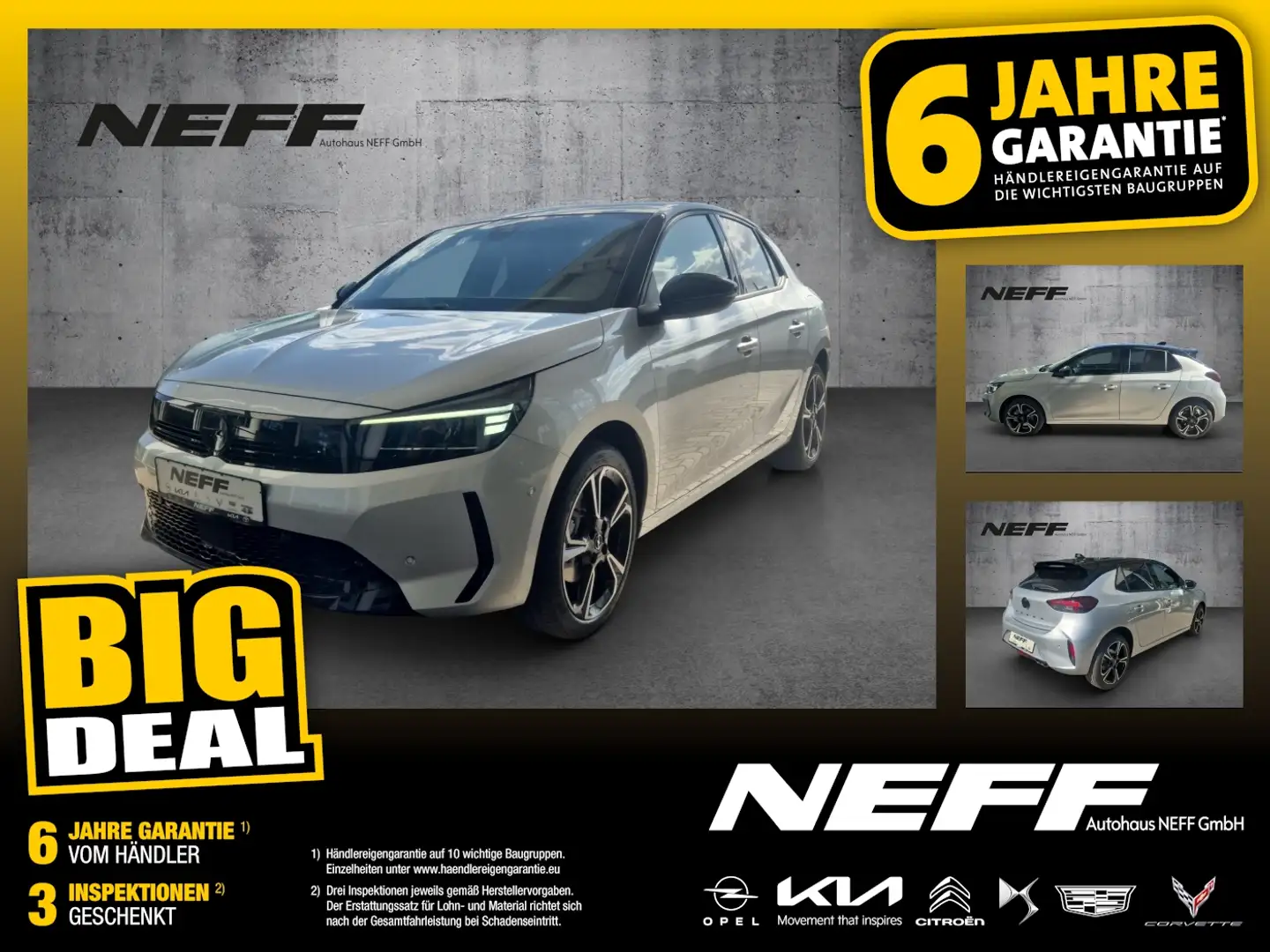 Opel Corsa F 1.2 Turbo GS GS Navi SHZ Grau - 1