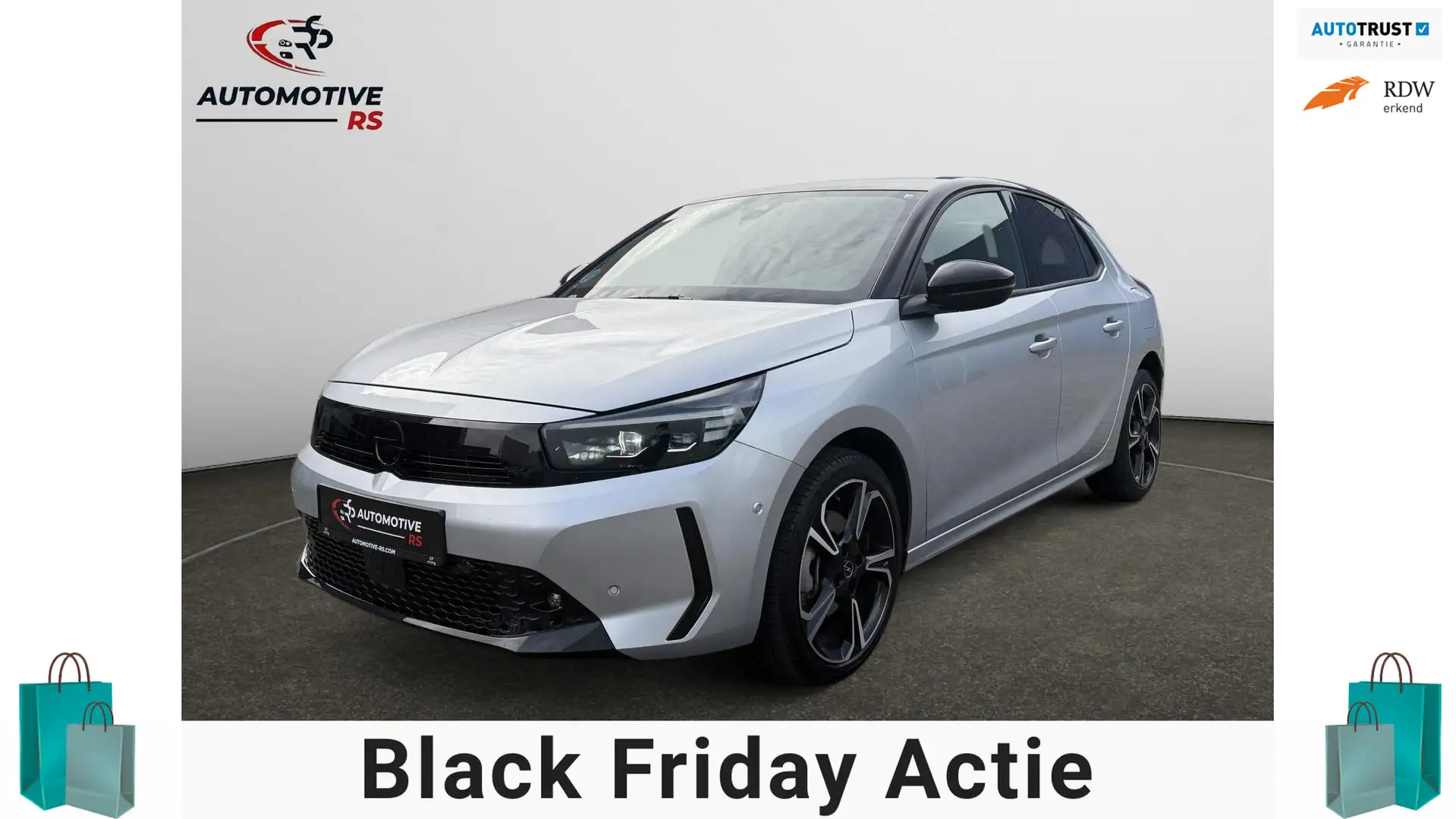 Opel Corsa 1.2 Turbo Hybrid GS Aut.|Navi Led 360° camera Dode Zilver - 1