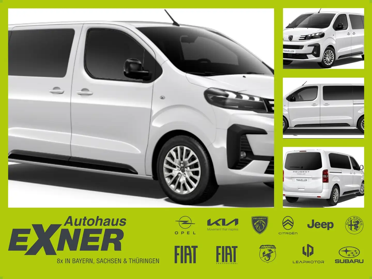 Peugeot Traveller 9 Sitzer, LED, CarPlay Білий - 1