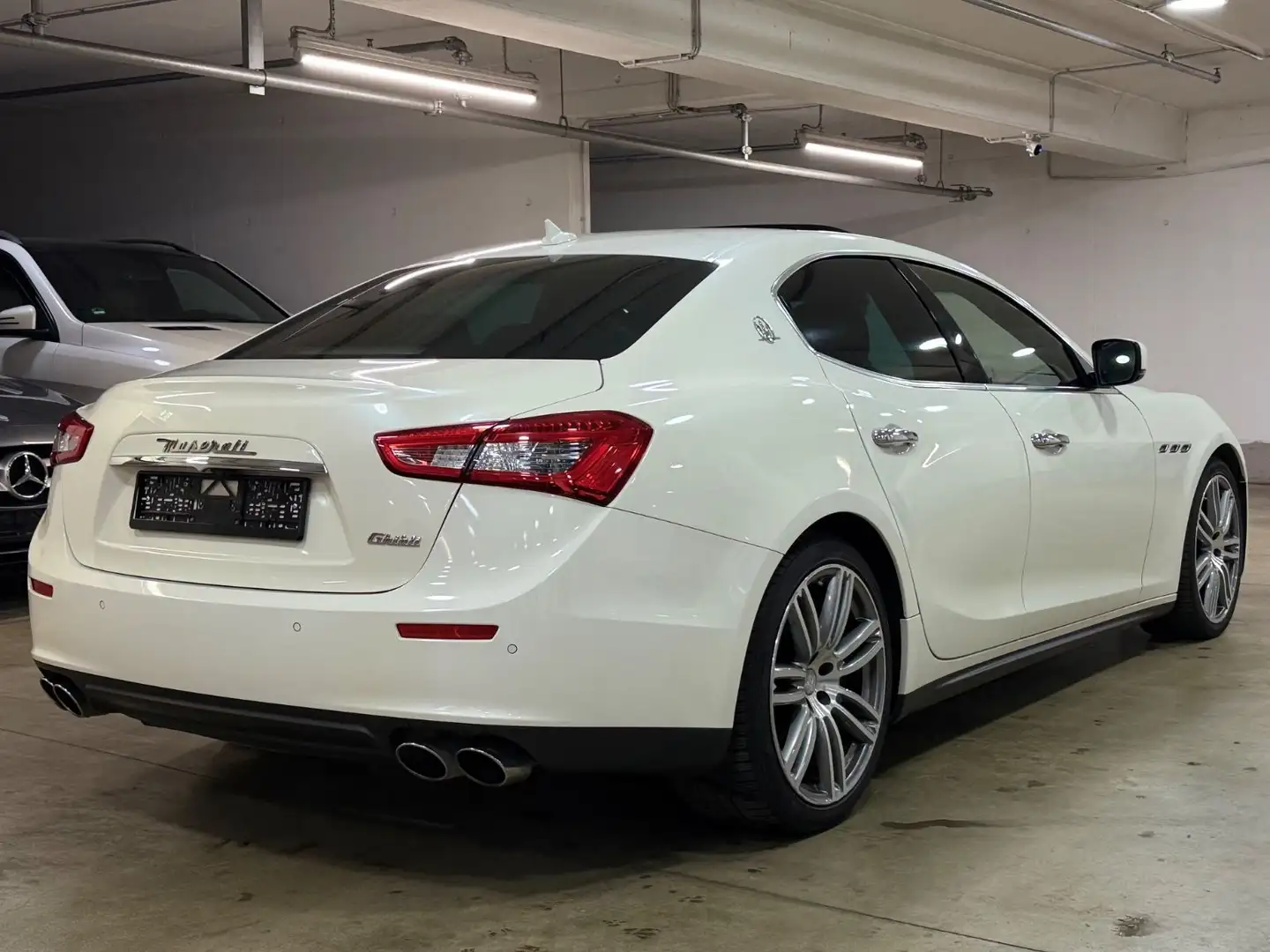Maserati Ghibli Leder~Navi~Klima~Automatik~Schiebedach Weiß - 2