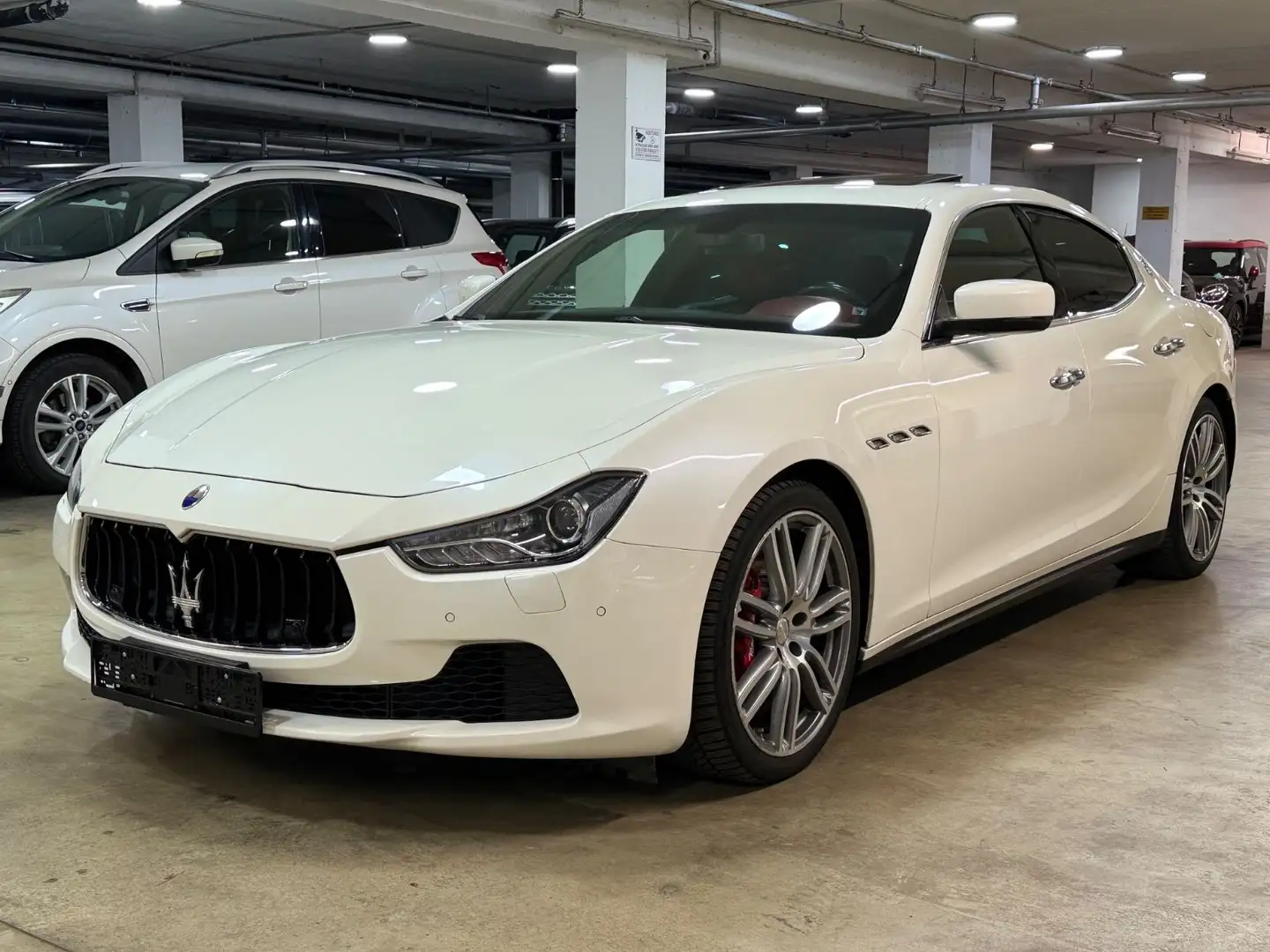 Maserati Ghibli Leder~Navi~Klima~Automatik~Schiebedach Weiß - 1