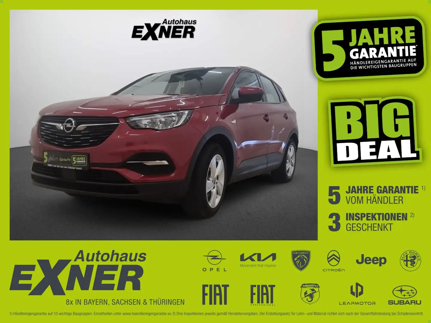 Opel Grandland X 1.6 Turbo Hybrid EDITION Navi, LED Roşu - 1